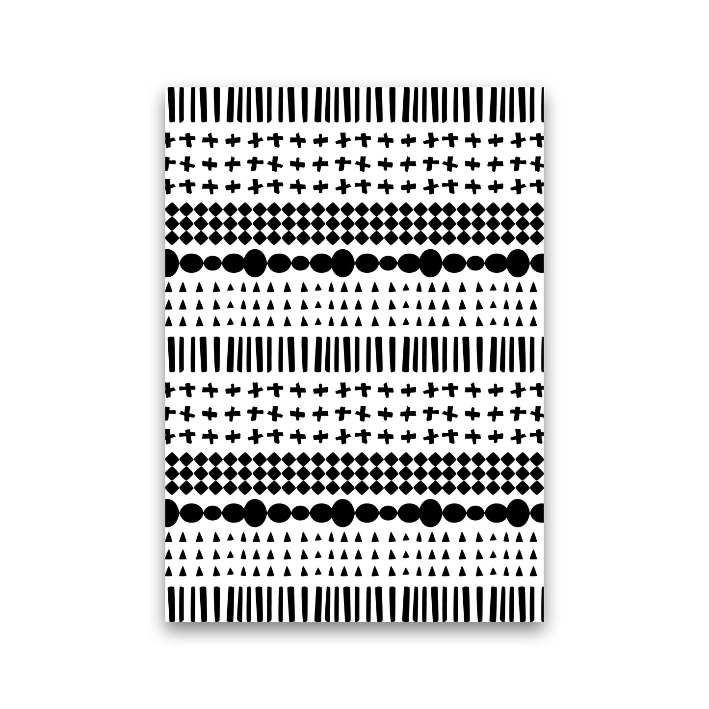 Scandi Pattern No 1 Abstract Art Print by Kookiepixel Print Only