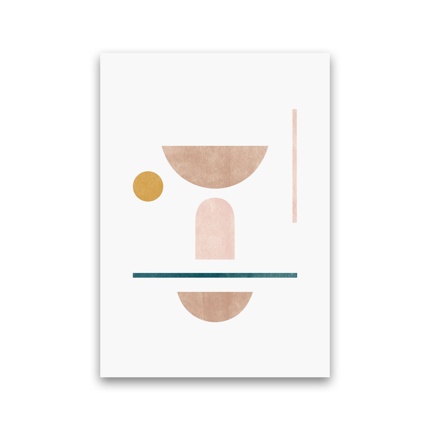Abstract Geometric No 2 Art Print by Kookiepixel Print Only