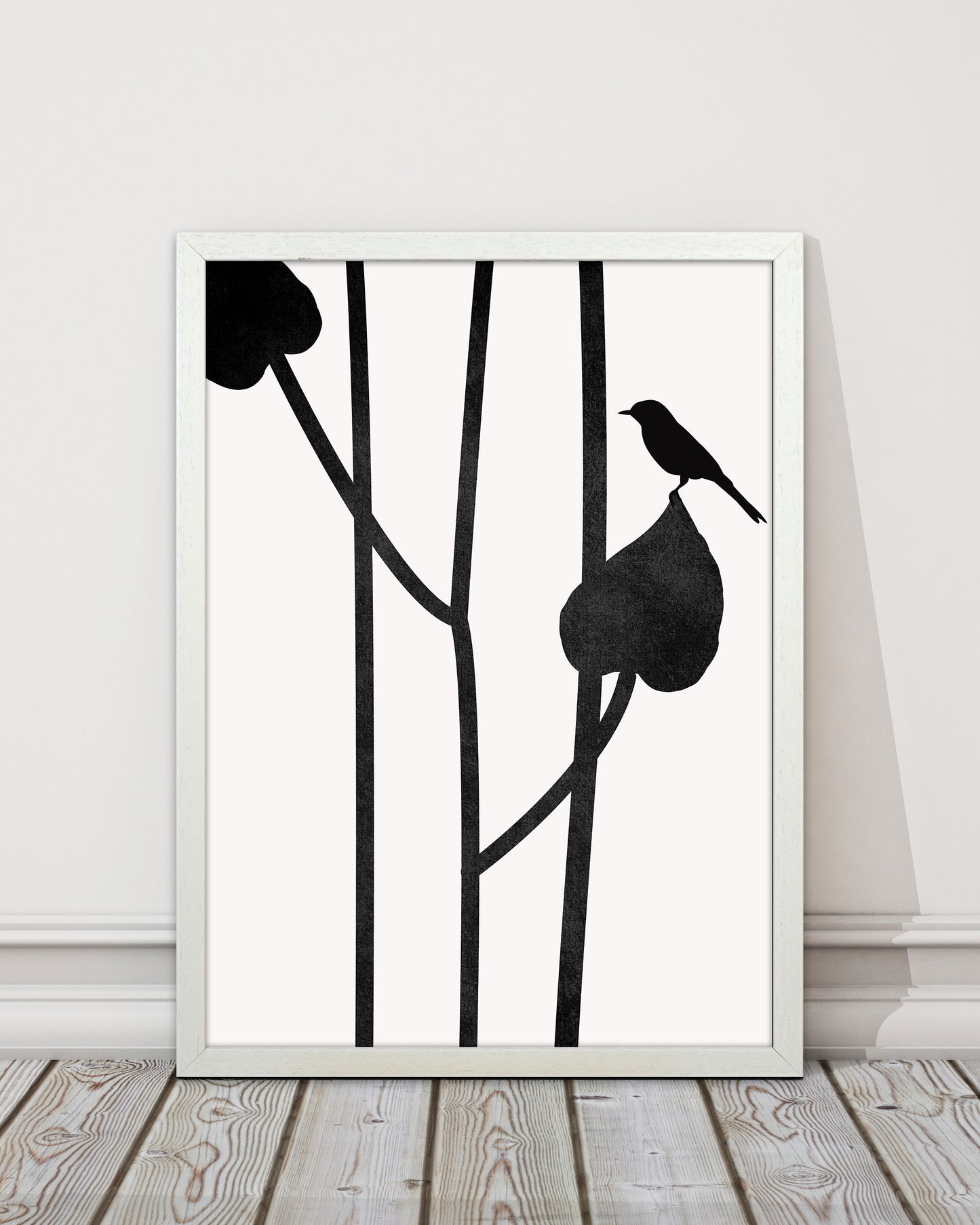 The Bird - NOIR Contemporary Art Print by Kubistika