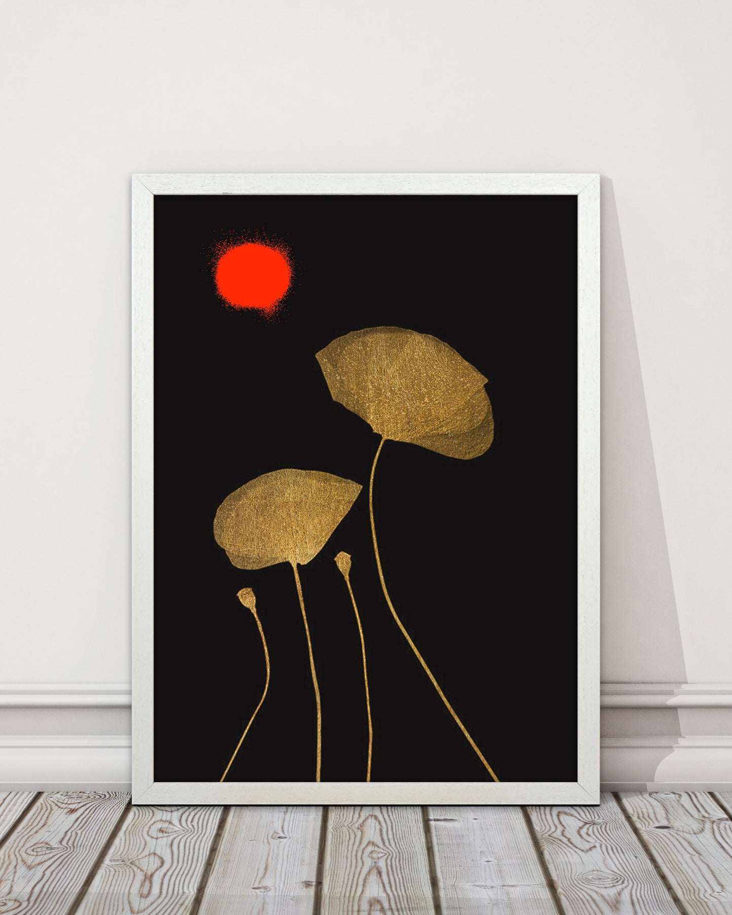 Moonshine Dancers-ROUGE Contemporary Art Print by Kubistika