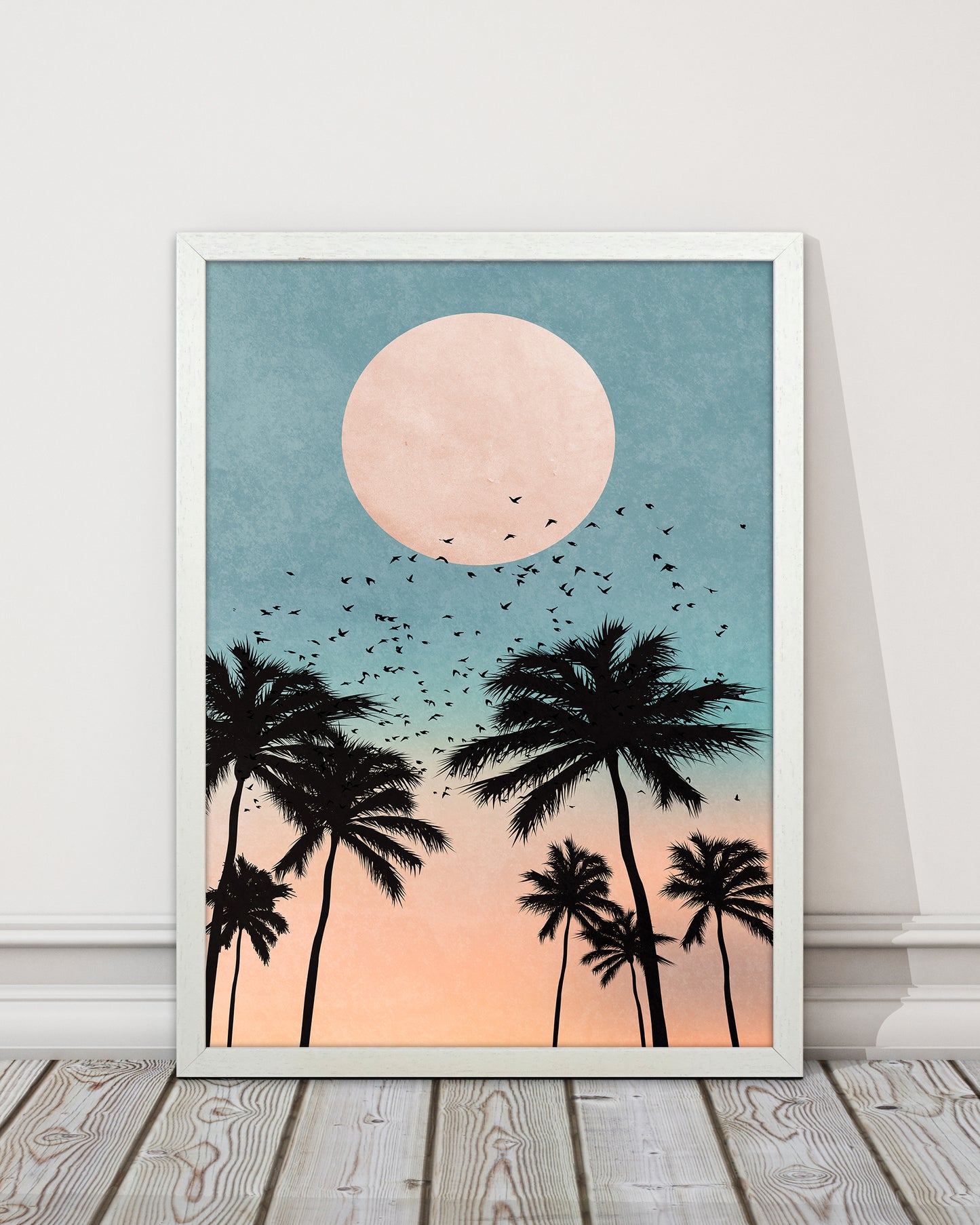 Sunrise Modern Art Print by Kubistika