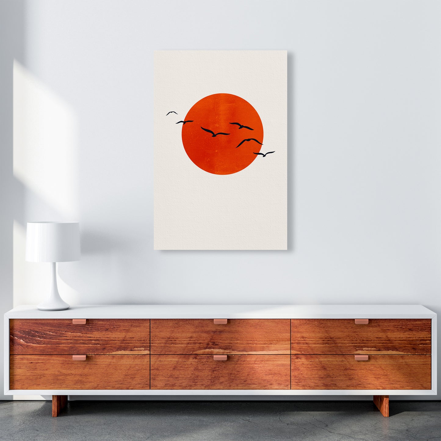 A Beautiful Day Modern Contemporary Art Print by Kubistika A1 Canvas