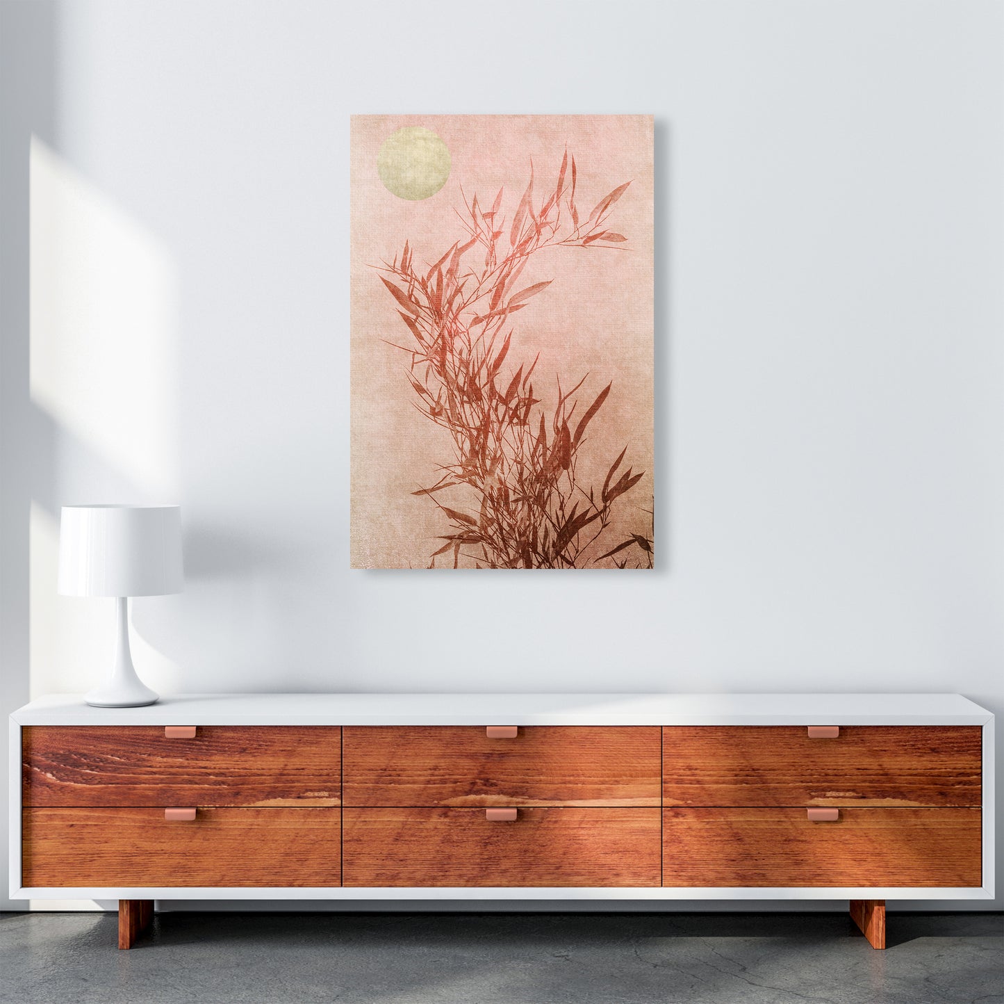 Sentimental Touch Contemporary Art Print by Kubistika A1 Canvas