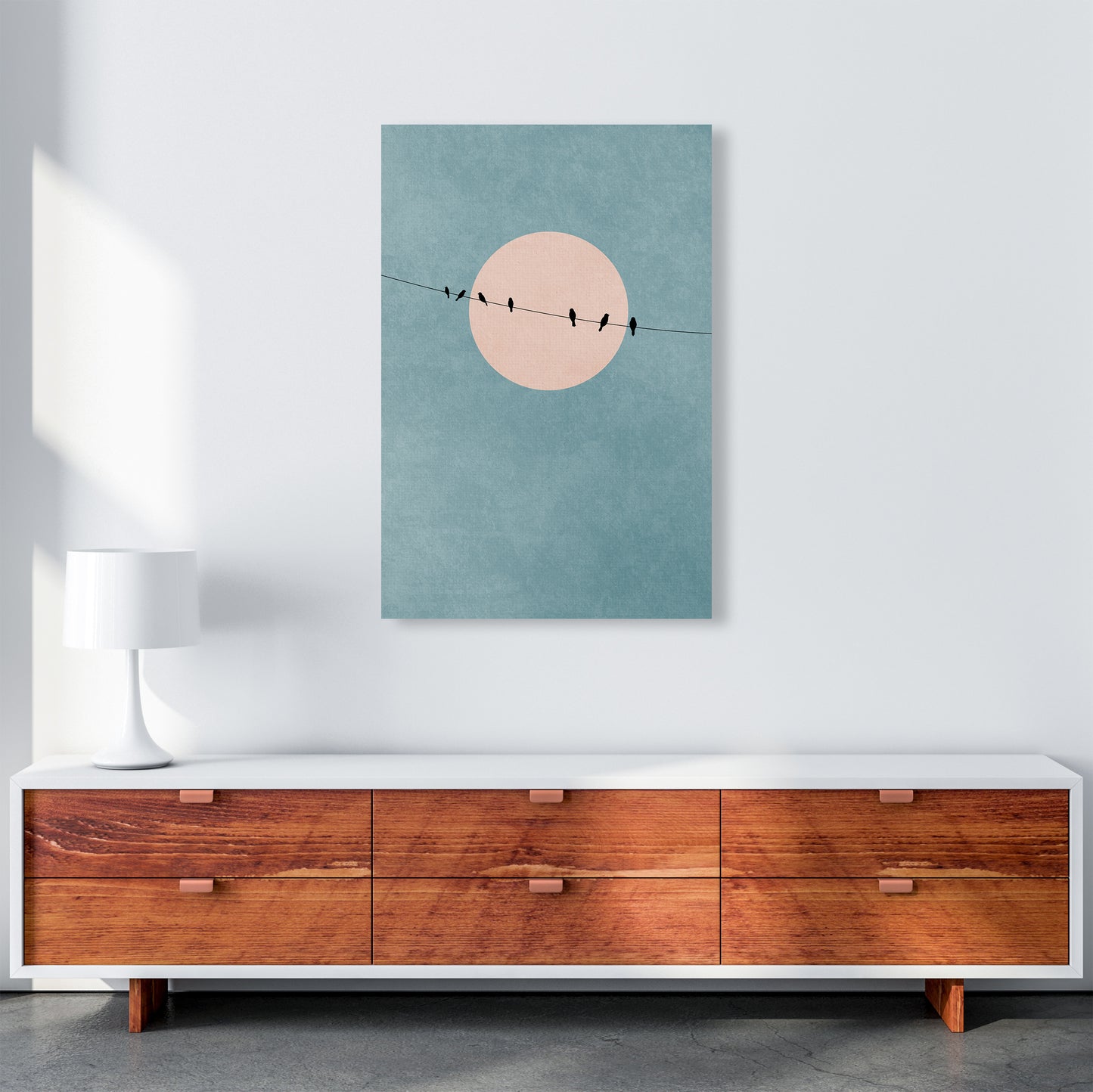 The Beauty Of Silence Contemporary Art Print by Kubistika A1 Canvas