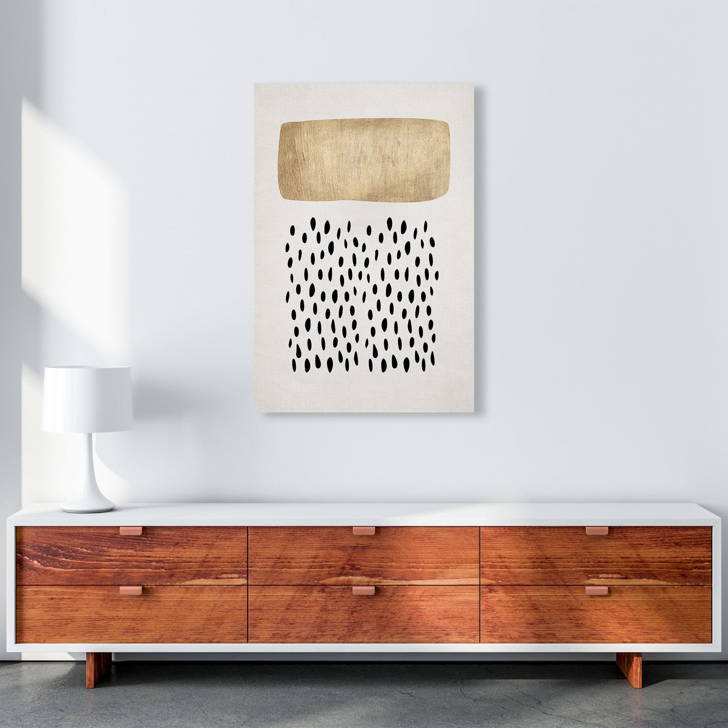 Opus No Contemporary Art Print by Kubistika A1 Canvas