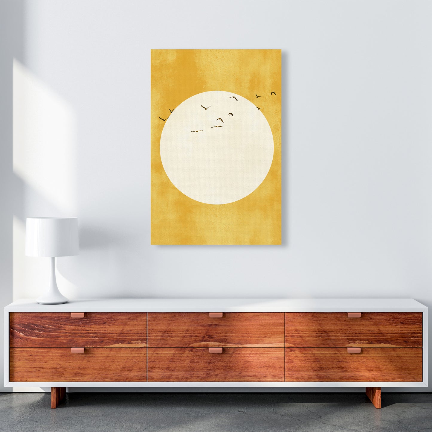 A Daylight Journey Modern Contemporary Art Print by Kubistika A1 Canvas