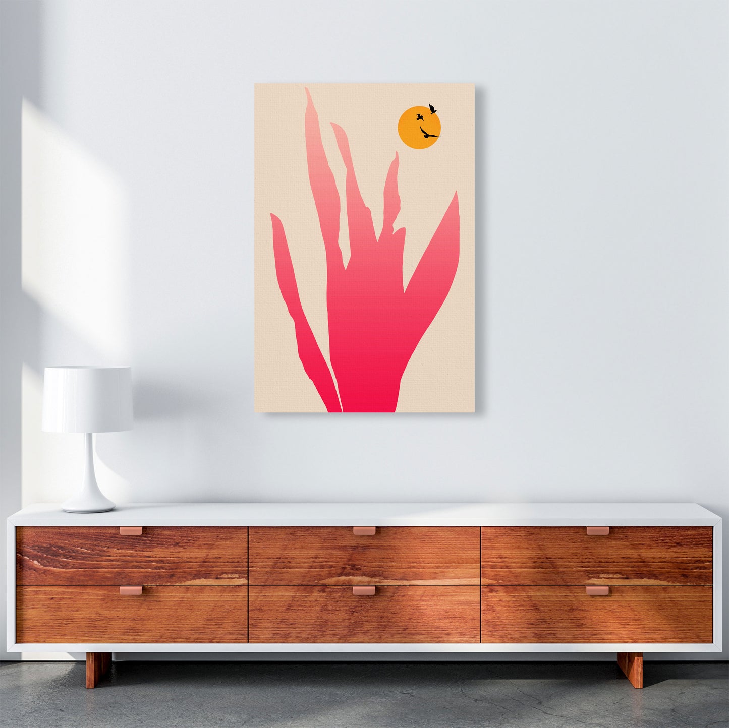 Strawberry Fields Forever Art Print by Kubistika A1 Canvas
