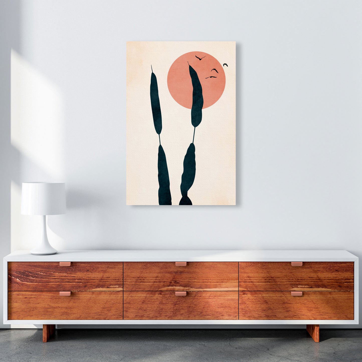 Night & Day Art Print by Kubistika A1 Canvas