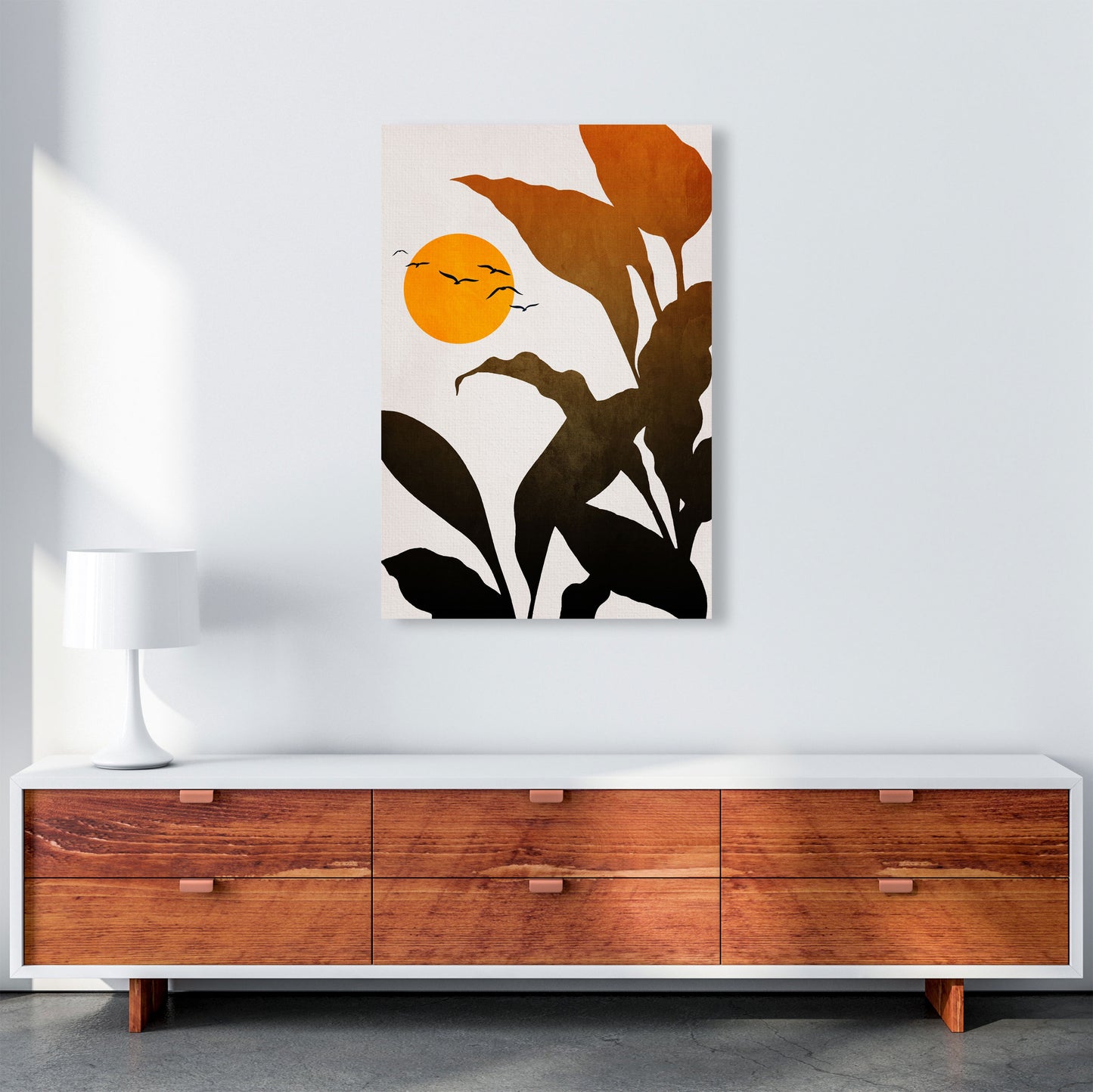 Mystic River Art Print by Kubistika A1 Canvas
