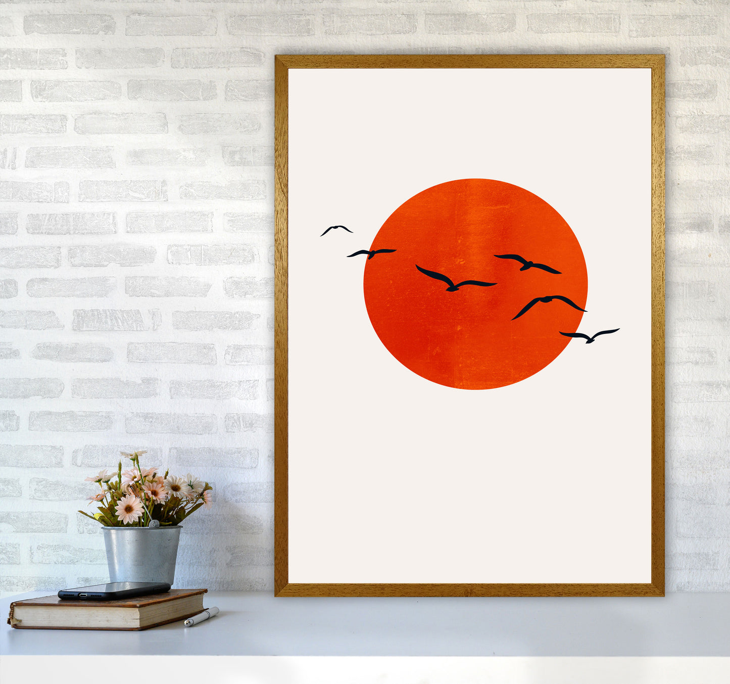 A Beautiful Day Modern Contemporary Art Print by Kubistika A1 Print Only