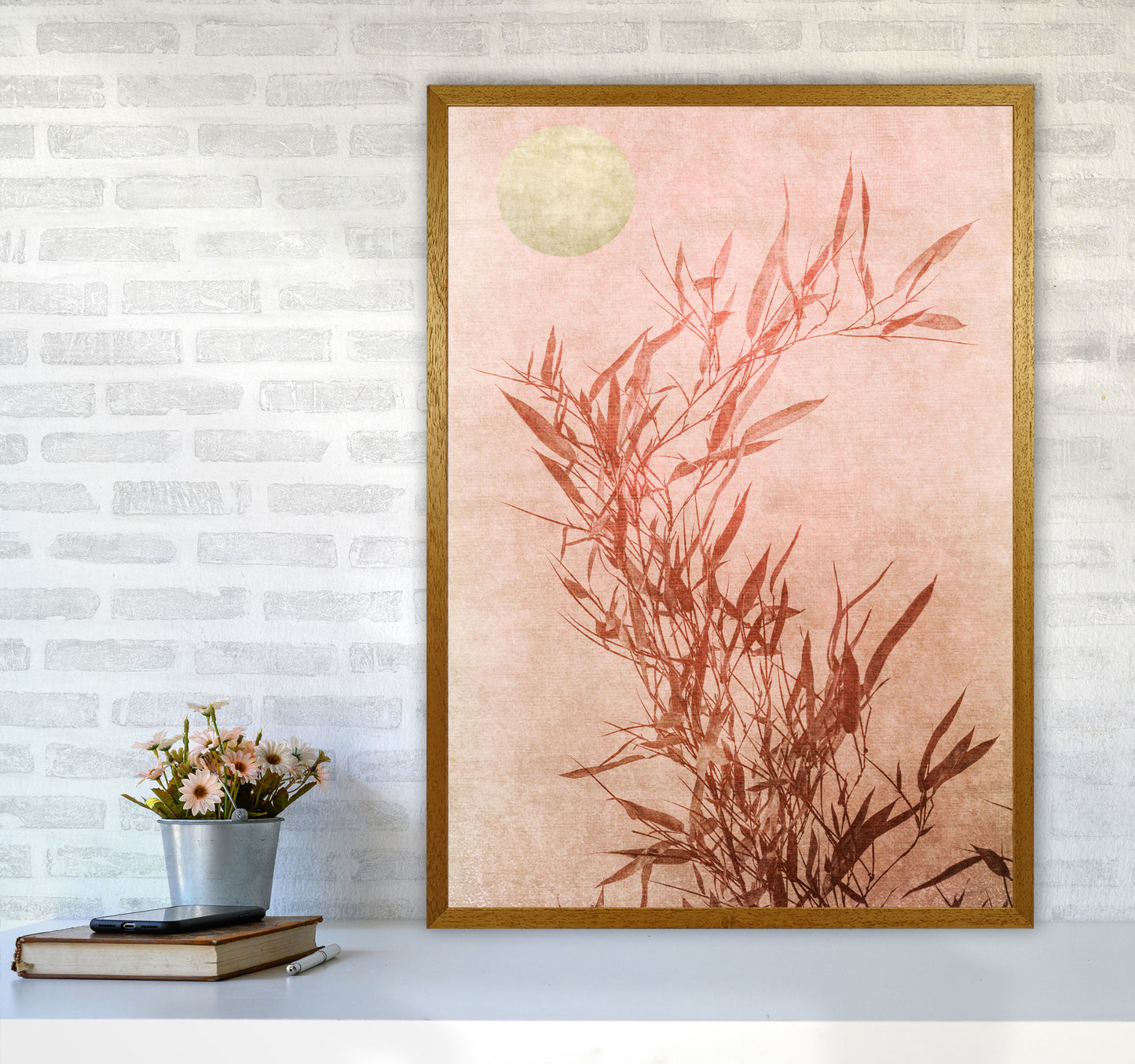 Sentimental Touch Contemporary Art Print by Kubistika A1 Print Only