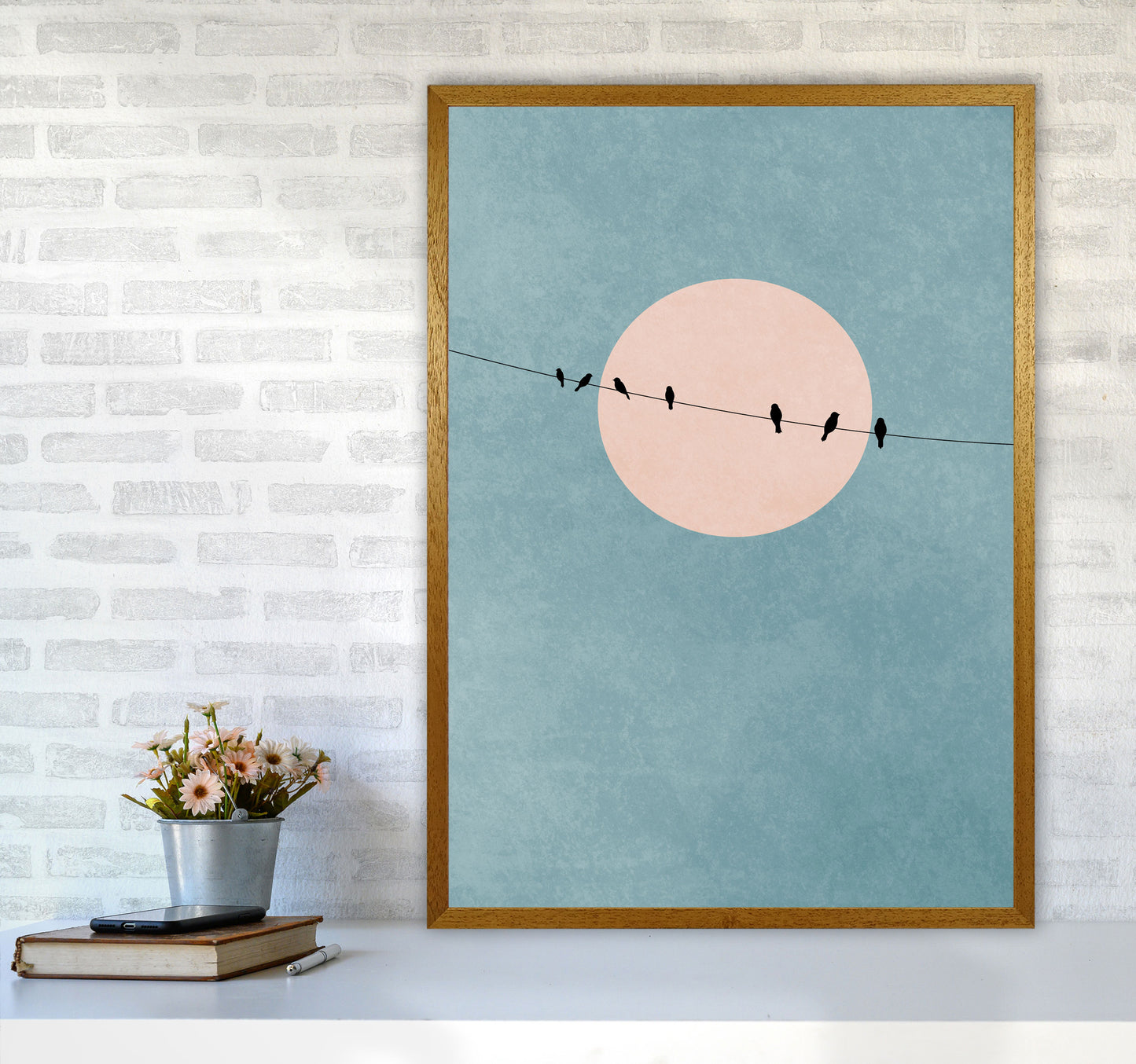 The Beauty Of Silence Contemporary Art Print by Kubistika A1 Print Only
