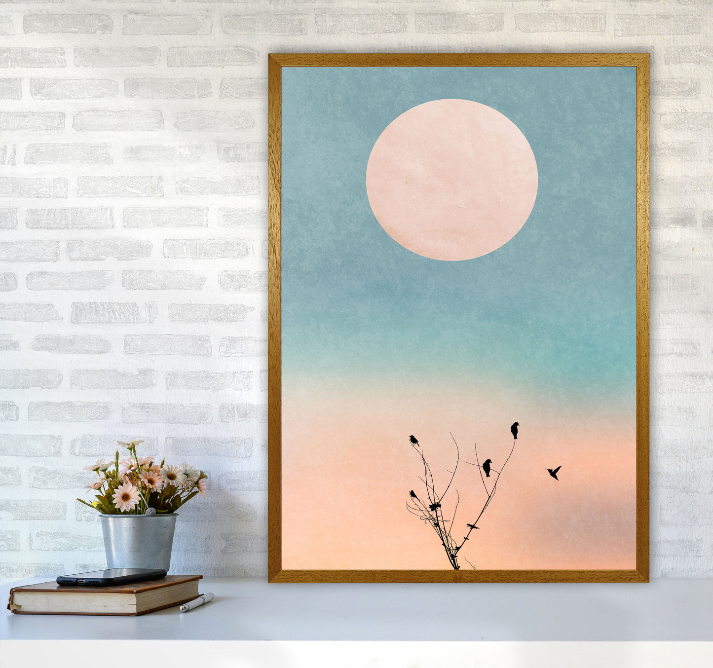 Waking Up Warm Contemporary Art Print by Kubistika A1 Print Only