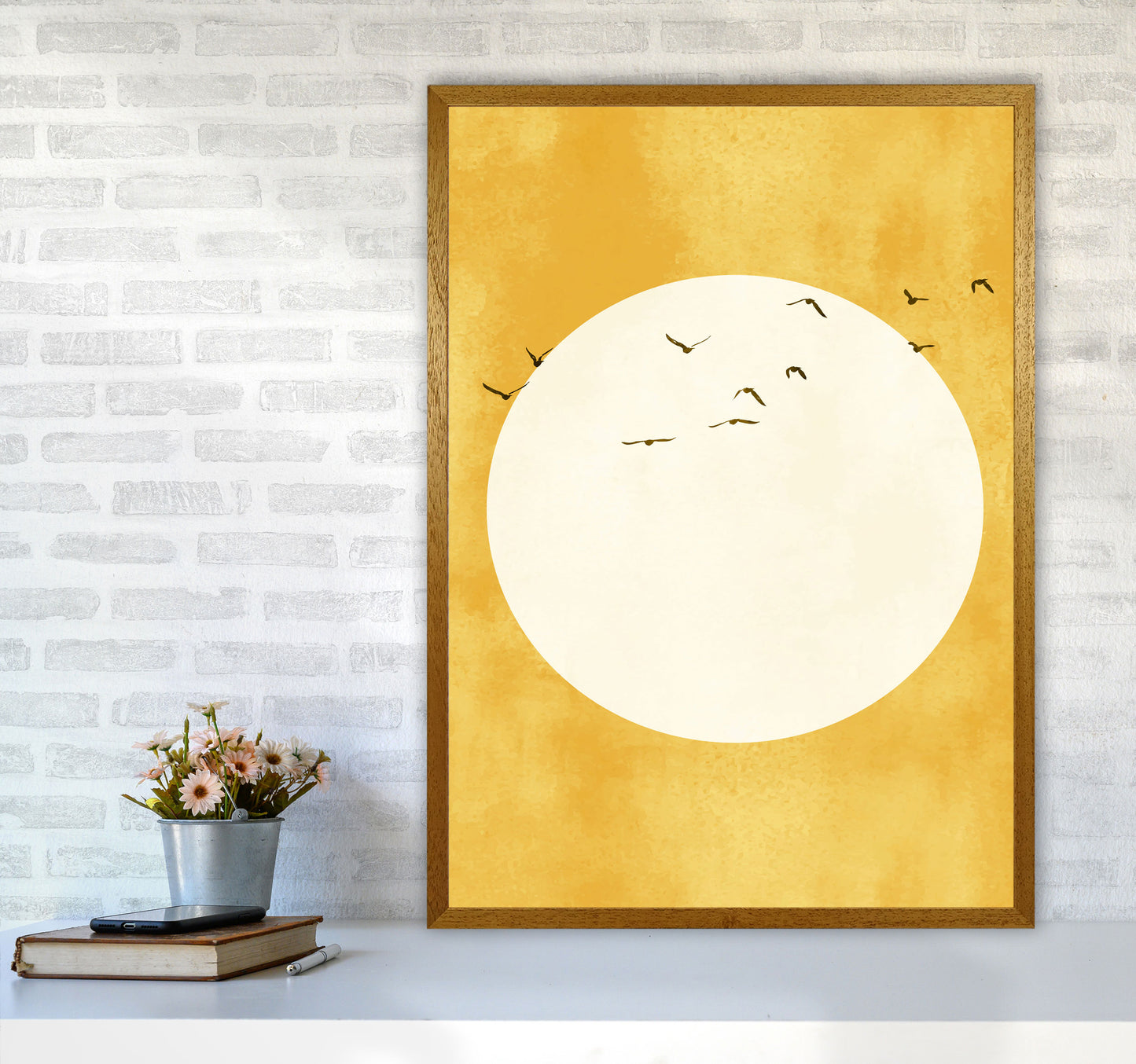 A Daylight Journey Modern Contemporary Art Print by Kubistika A1 Print Only