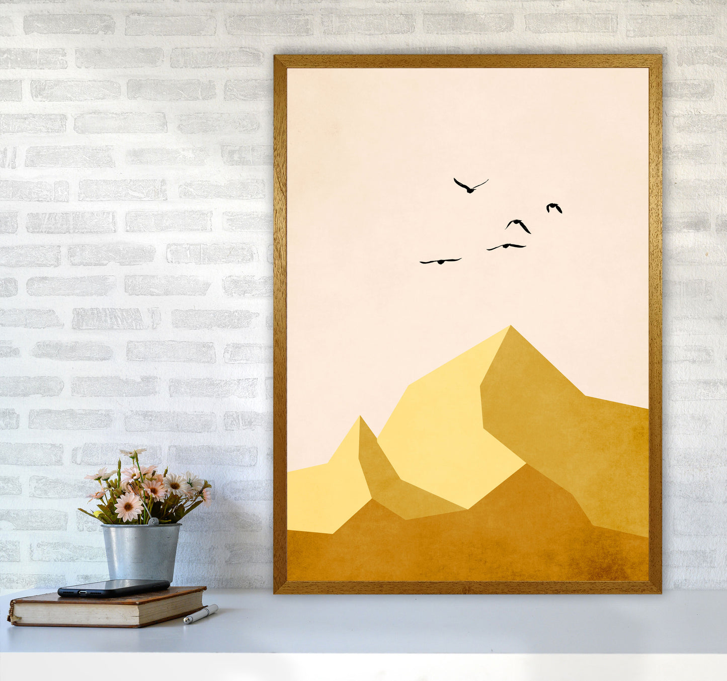 Zugspitze DREI Art Print by Kubistika A1 Print Only