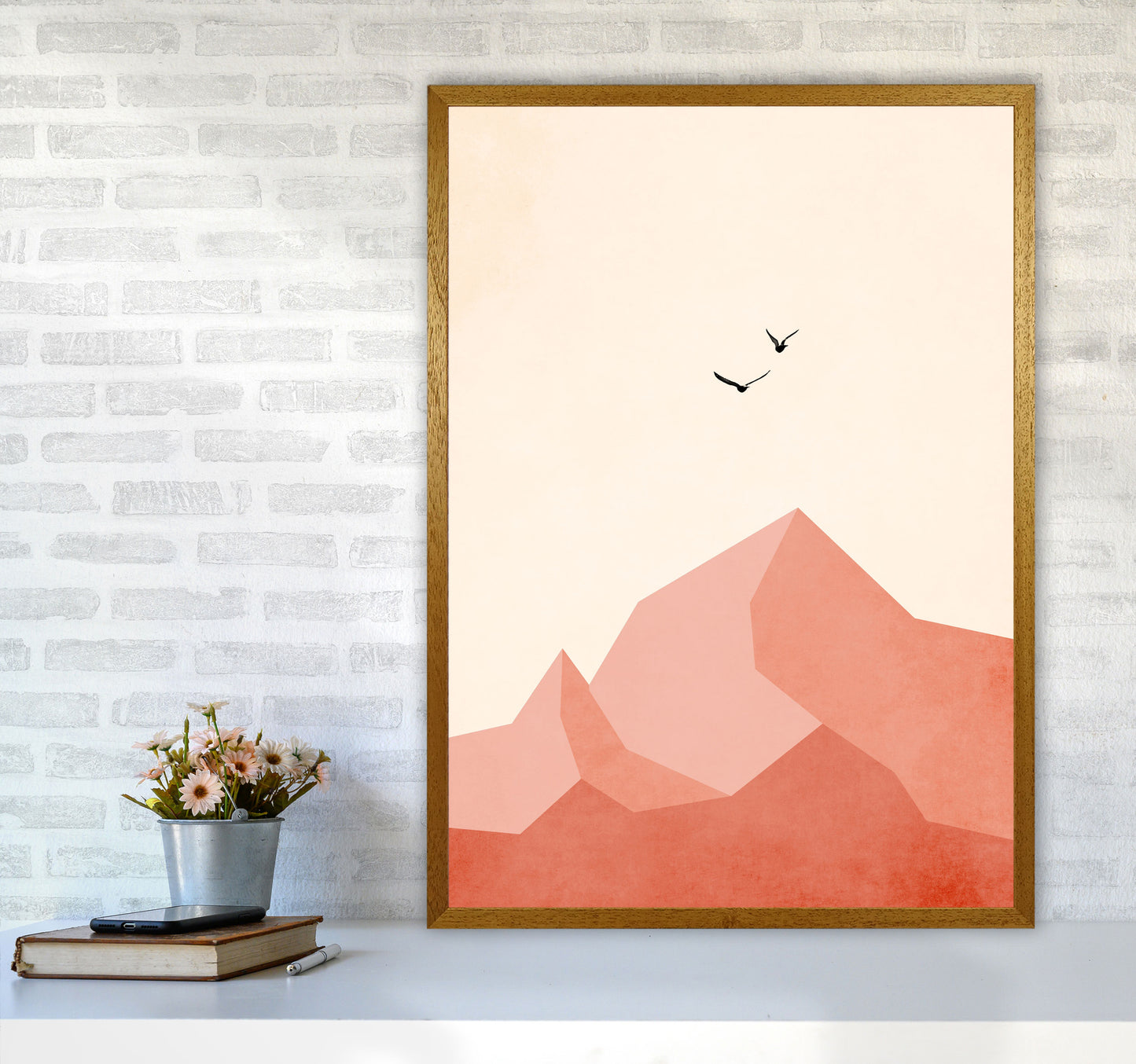 Zugspitze EINS Art Print by Kubistika A1 Print Only