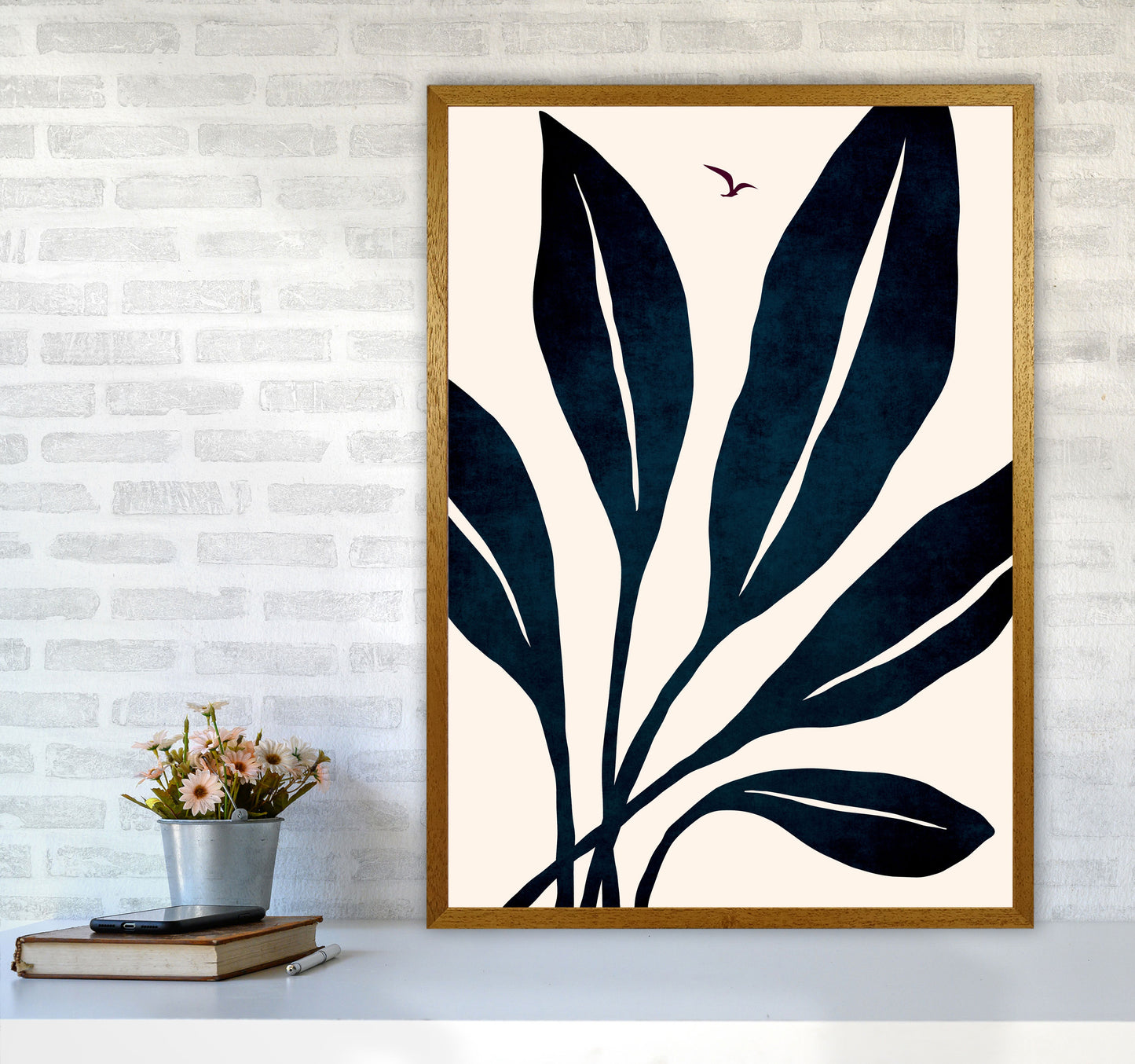 Ophelia - marine Art Print by Kubistika A1 Print Only