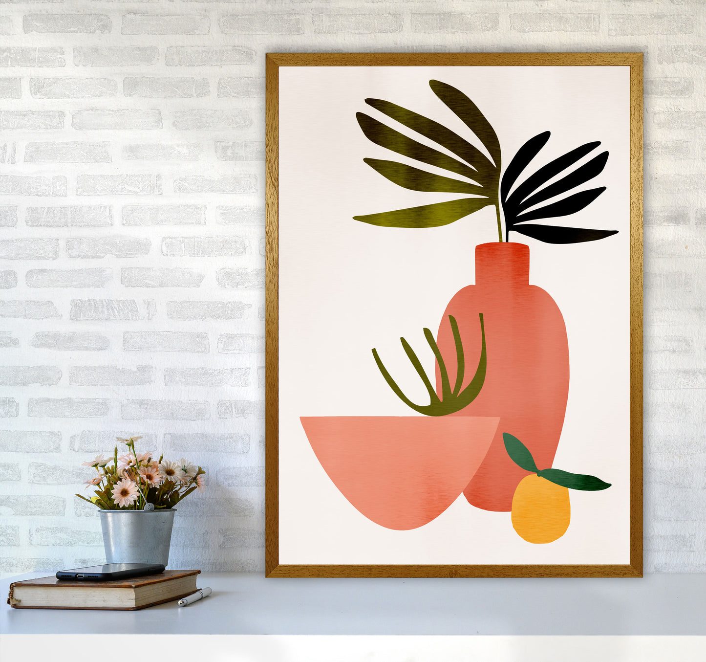 Juicy Lemon Art Print by Kubistika A1 Print Only