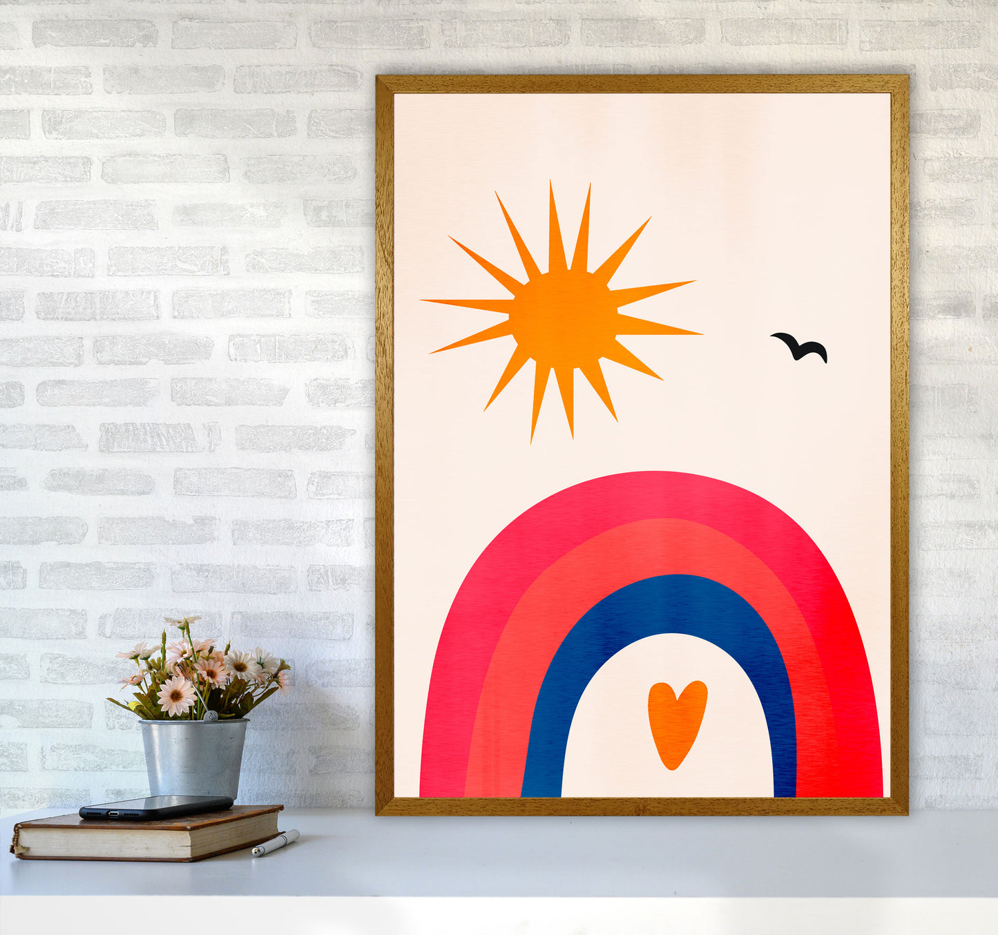 Happy Days! Art Print by Kubistika A1 Print Only