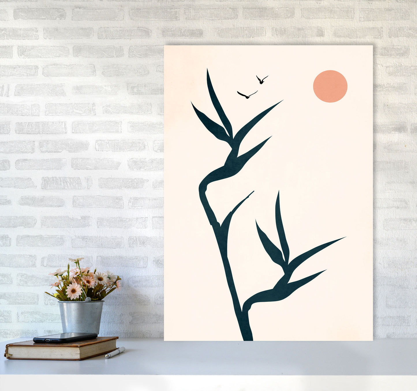 Paradise Art Print by Kubistika A1 Black Frame