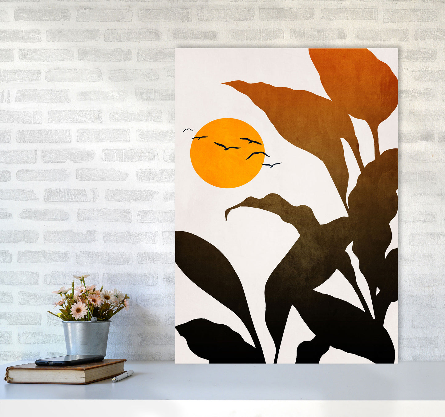 Mystic River Art Print by Kubistika A1 Black Frame