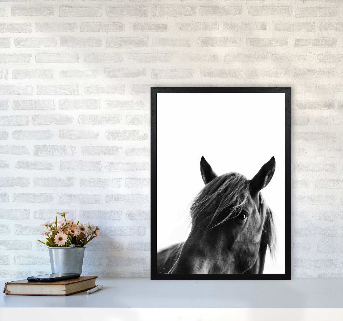 Black Beauty Photography Art Print by Kubistika A2 White Frame