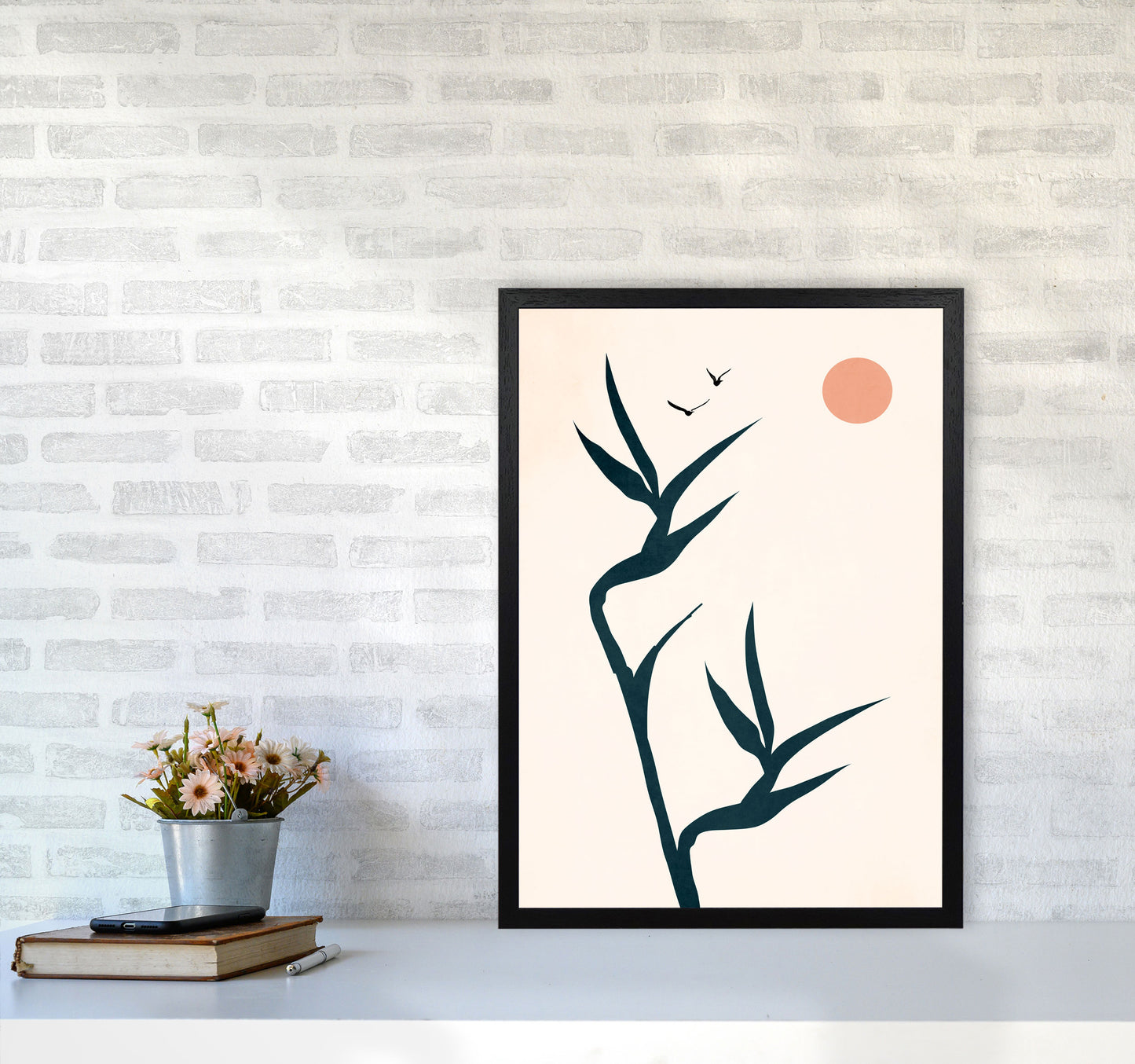 Paradise Art Print by Kubistika A2 White Frame