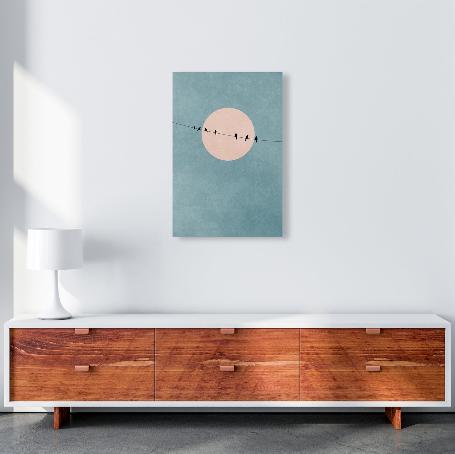 The Beauty Of Silence Contemporary Art Print by Kubistika A2 Canvas