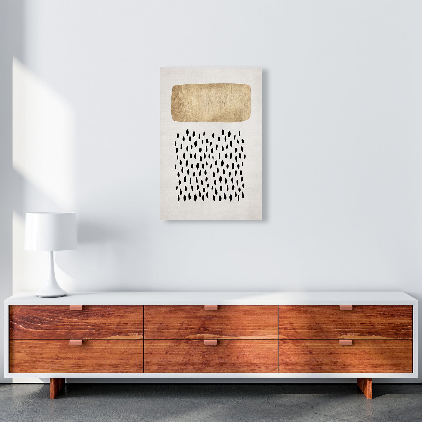 Opus No Contemporary Art Print by Kubistika A2 Canvas