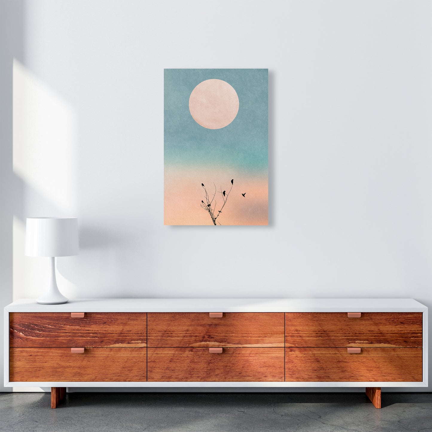Waking Up Warm Contemporary Art Print by Kubistika A2 Canvas