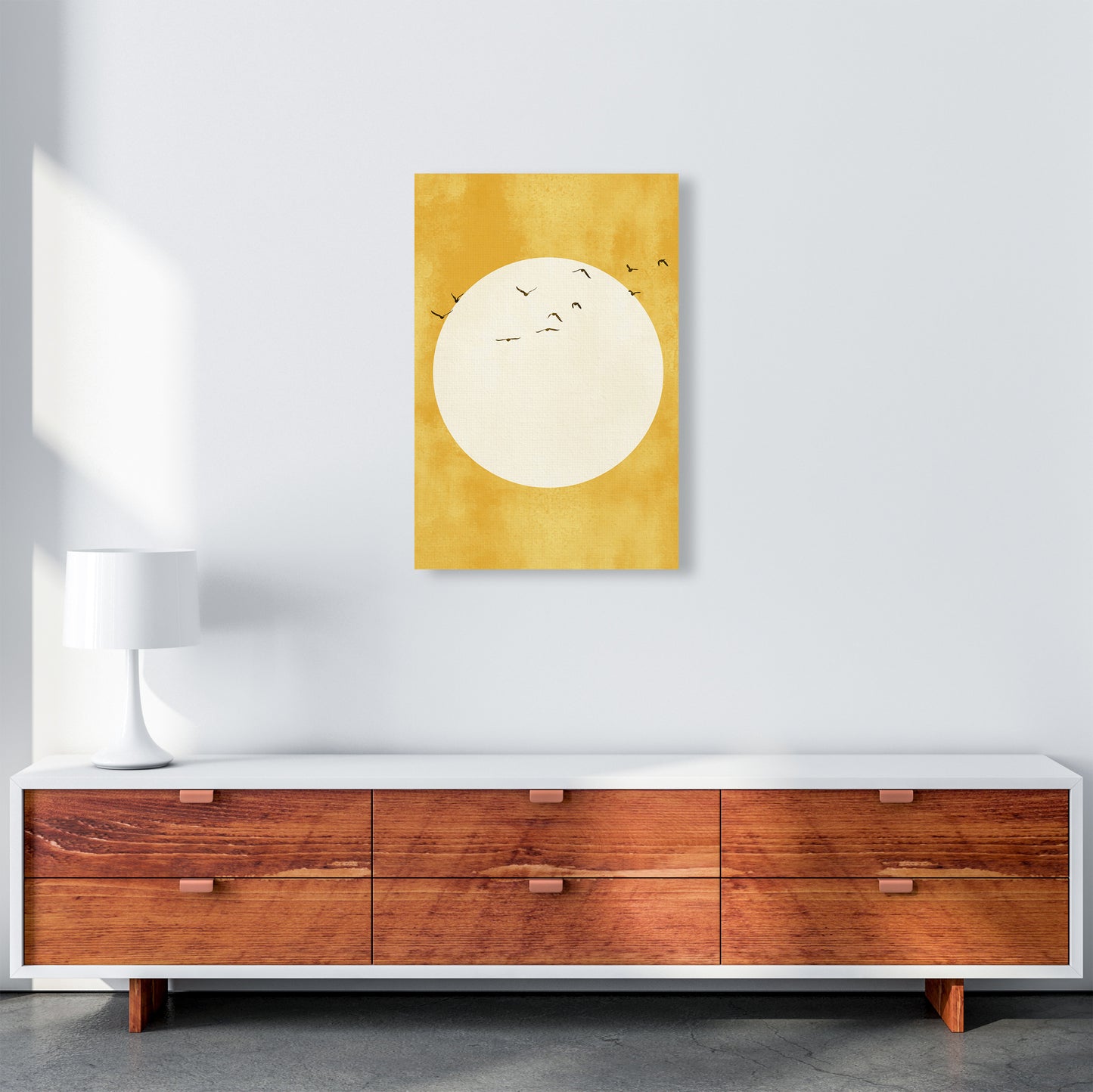 A Daylight Journey Modern Contemporary Art Print by Kubistika A2 Canvas