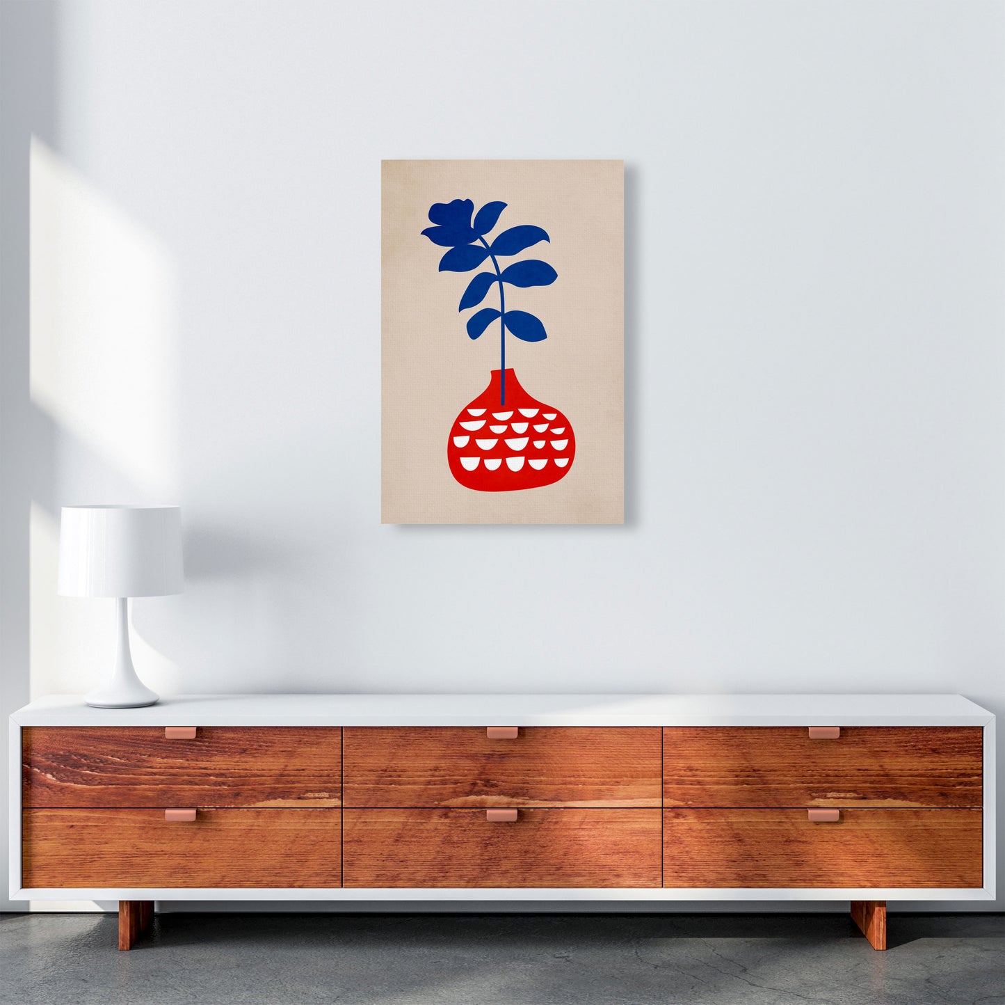 Wild Flower Art Print by Kubistika A2 Canvas