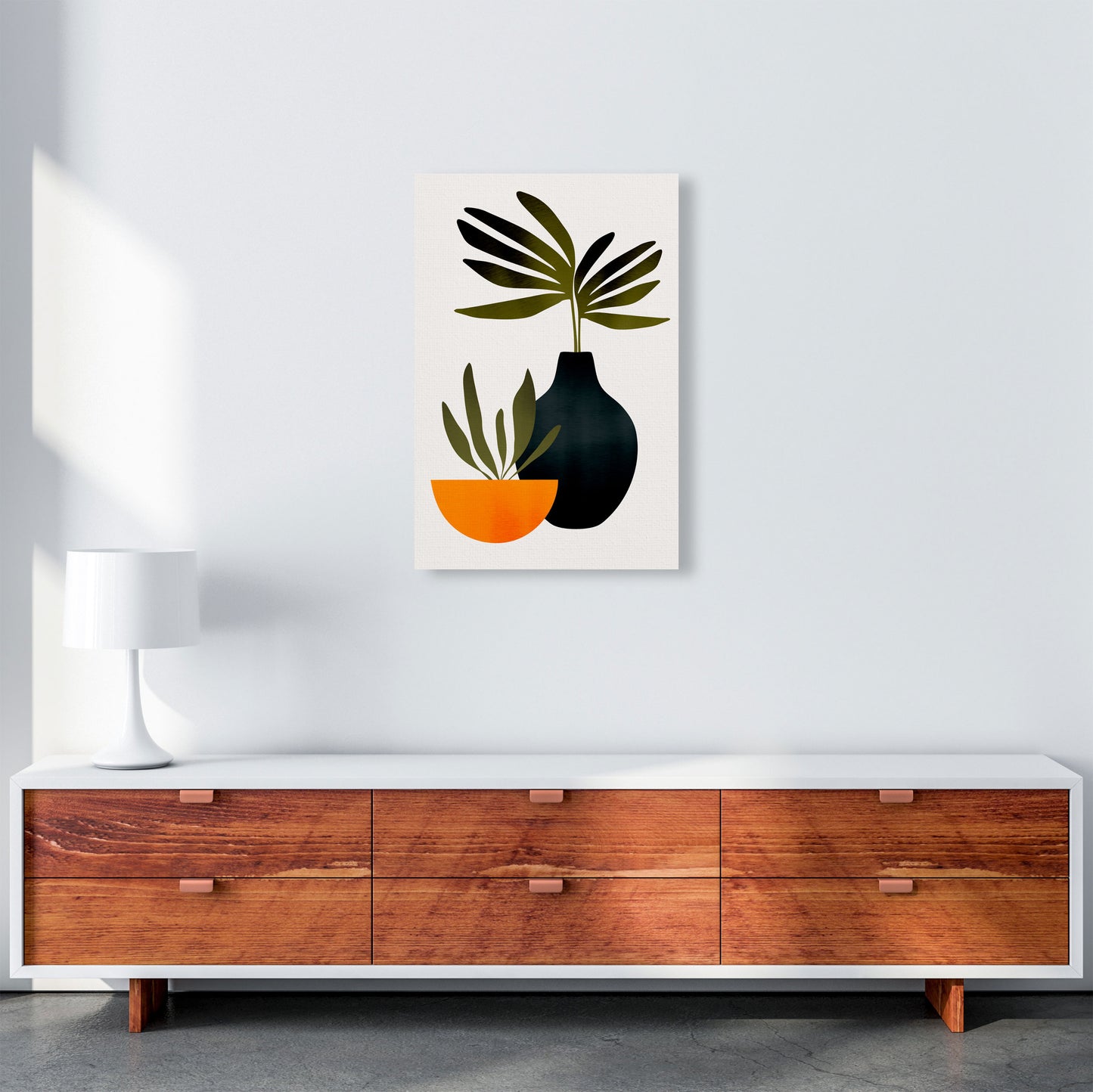 Scandinavian Stilllife 1 Art Print by Kubistika A2 Canvas
