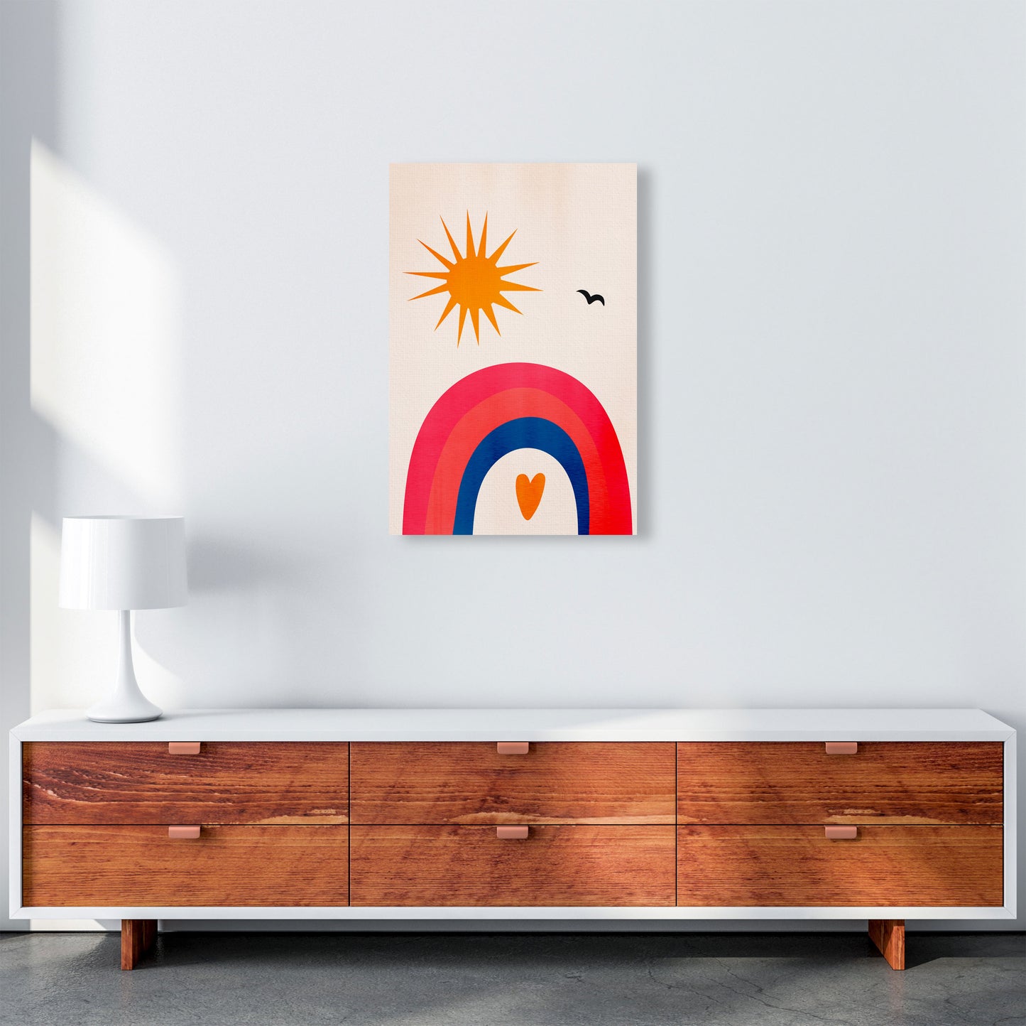 Happy Days! Art Print by Kubistika A2 Canvas