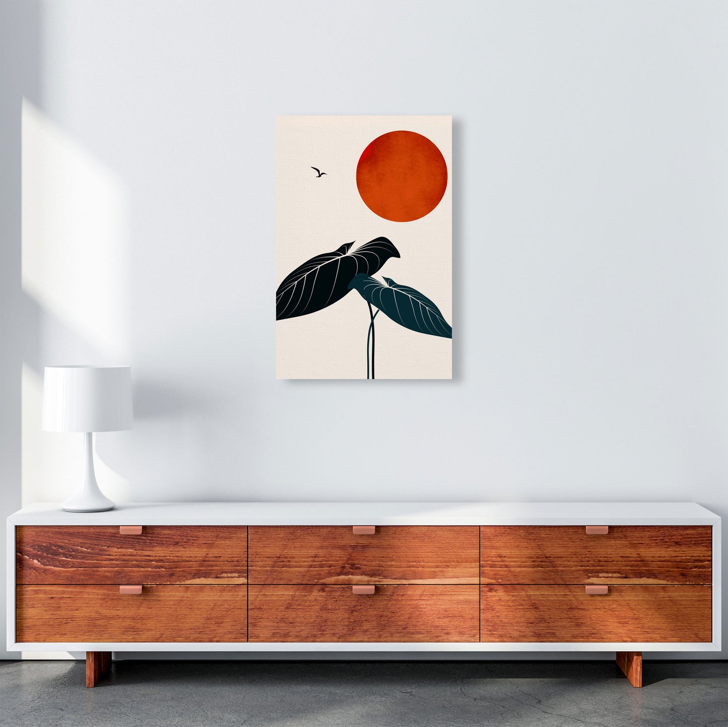 Dreaming At Night Art Print by Kubistika A2 Canvas