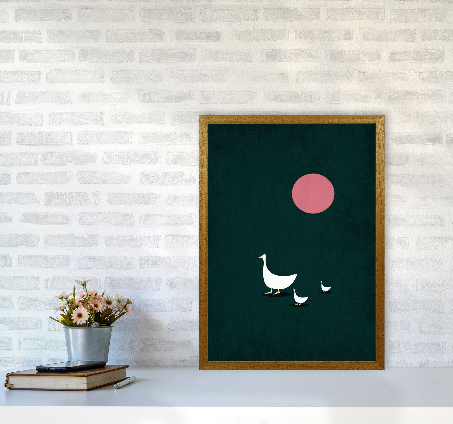 Sunny Side Of Life Contemporary Art Print by Kubistika A2 Print Only