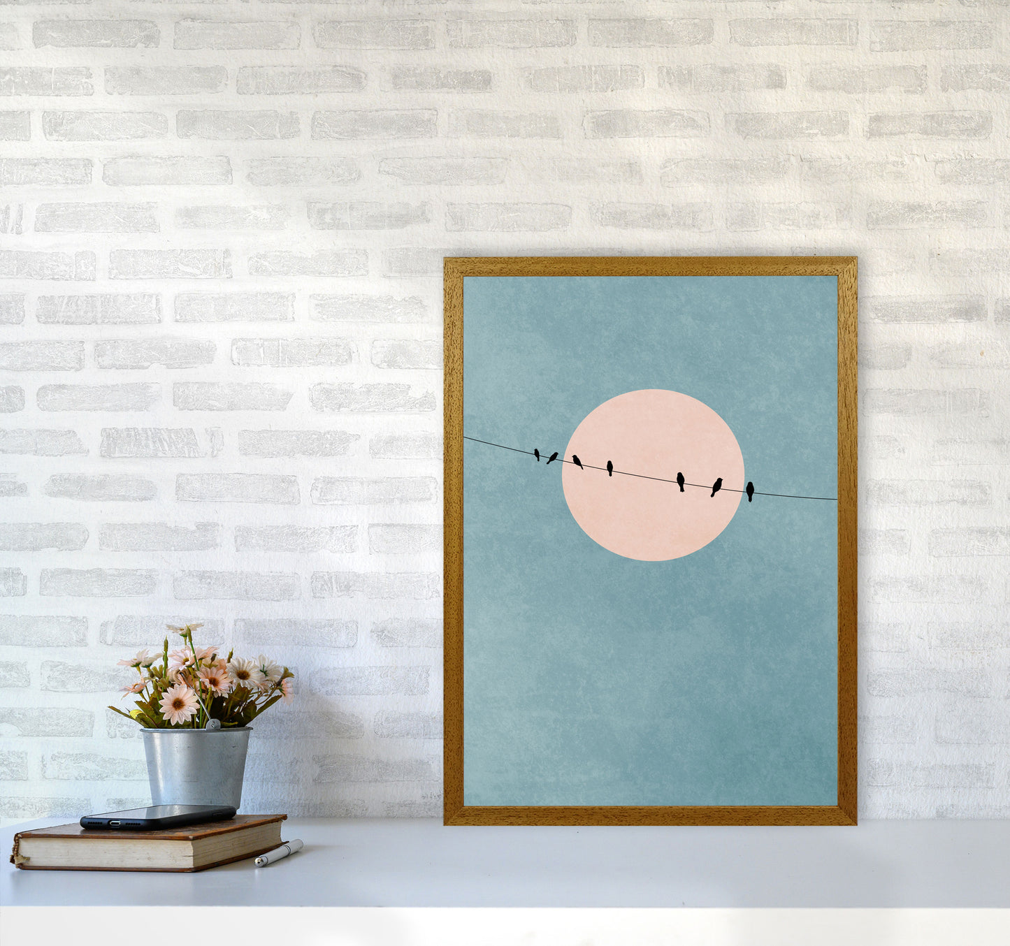 The Beauty Of Silence Contemporary Art Print by Kubistika A2 Print Only
