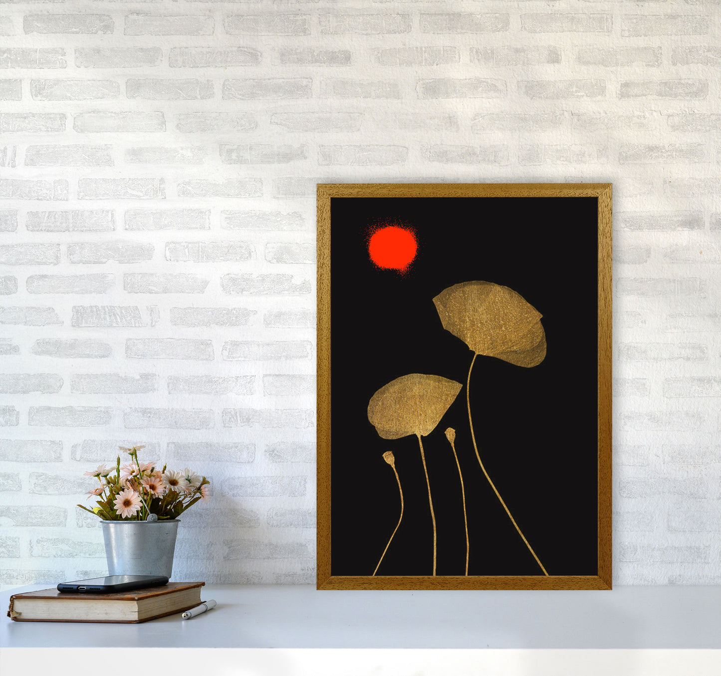 Moonshine Dancers Contemporary Art Print by Kubistika A2 Print Only
