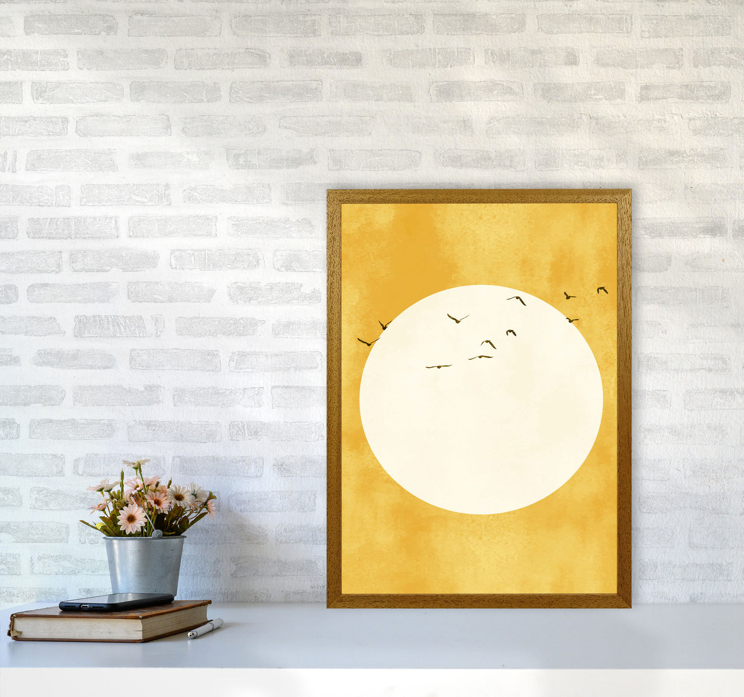 A Daylight Journey Modern Contemporary Art Print by Kubistika A2 Print Only