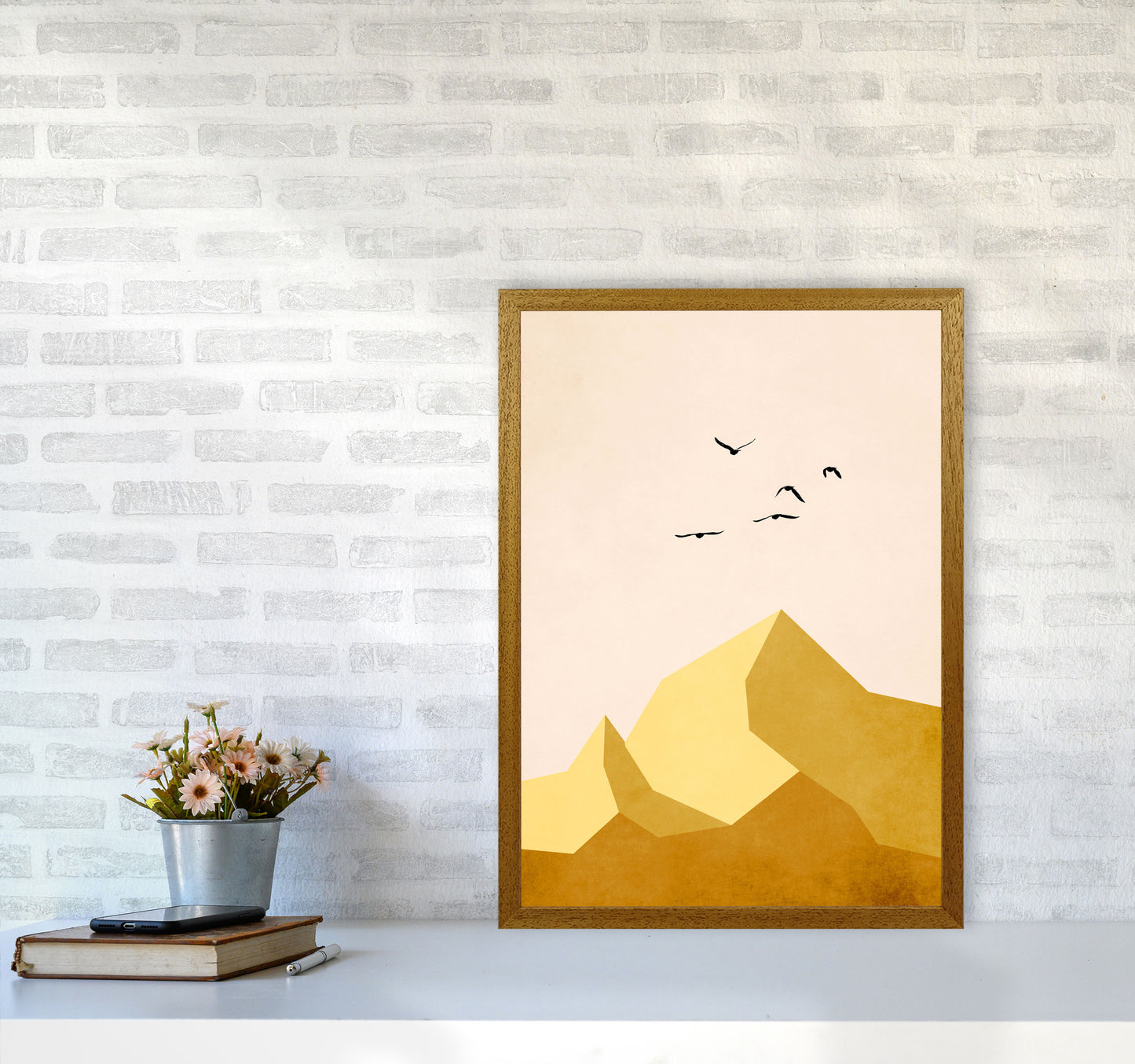 Zugspitze DREI Art Print by Kubistika A2 Print Only
