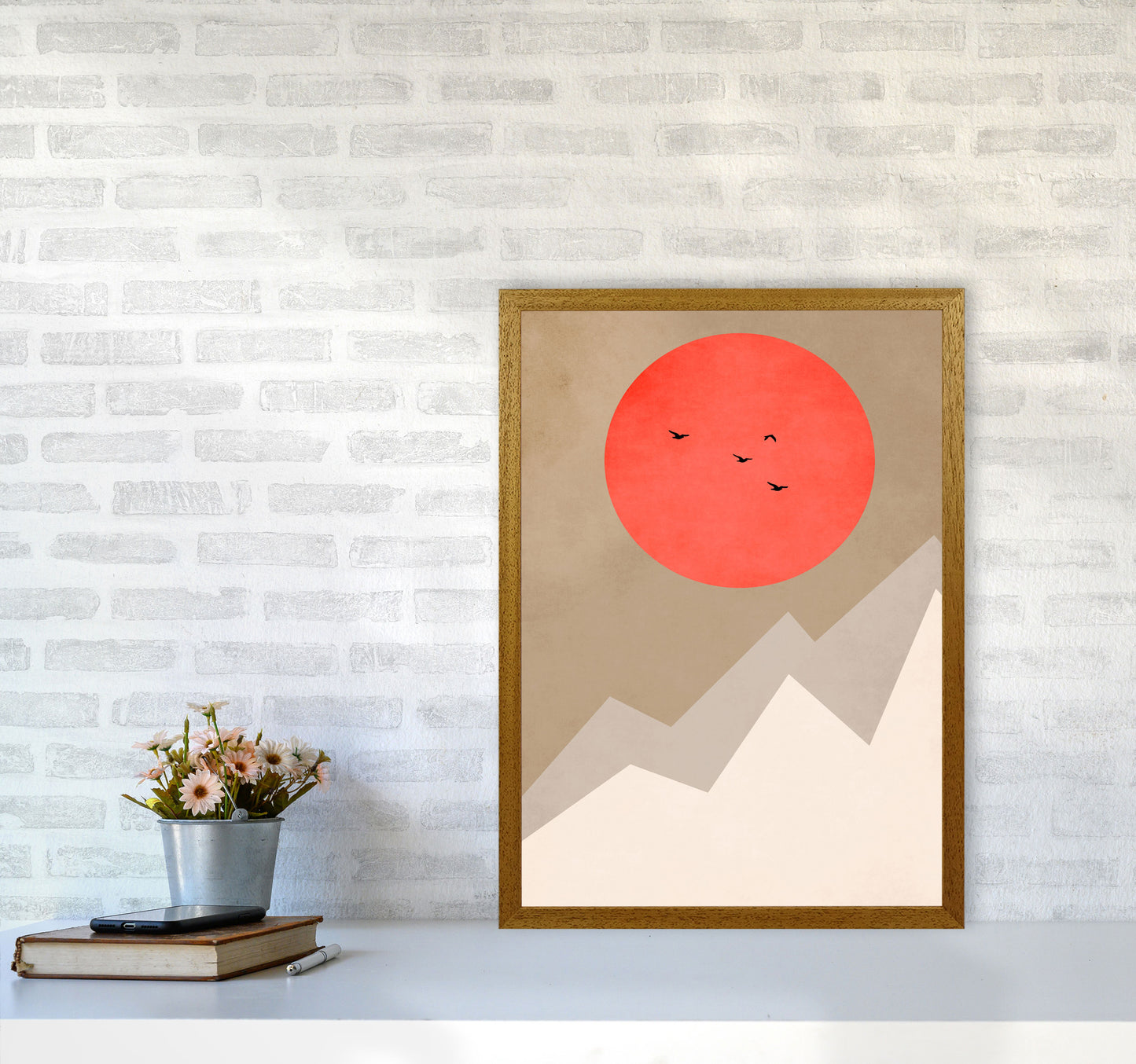 Mont Blanc Art Print by Kubistika A2 Print Only
