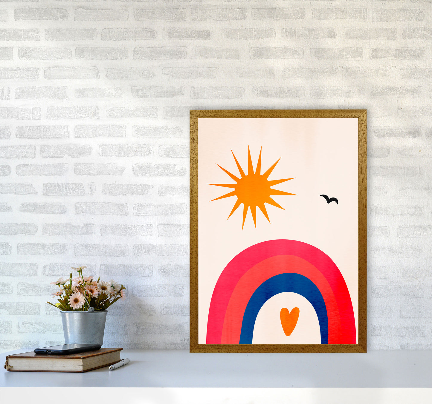 Happy Days! Art Print by Kubistika A2 Print Only