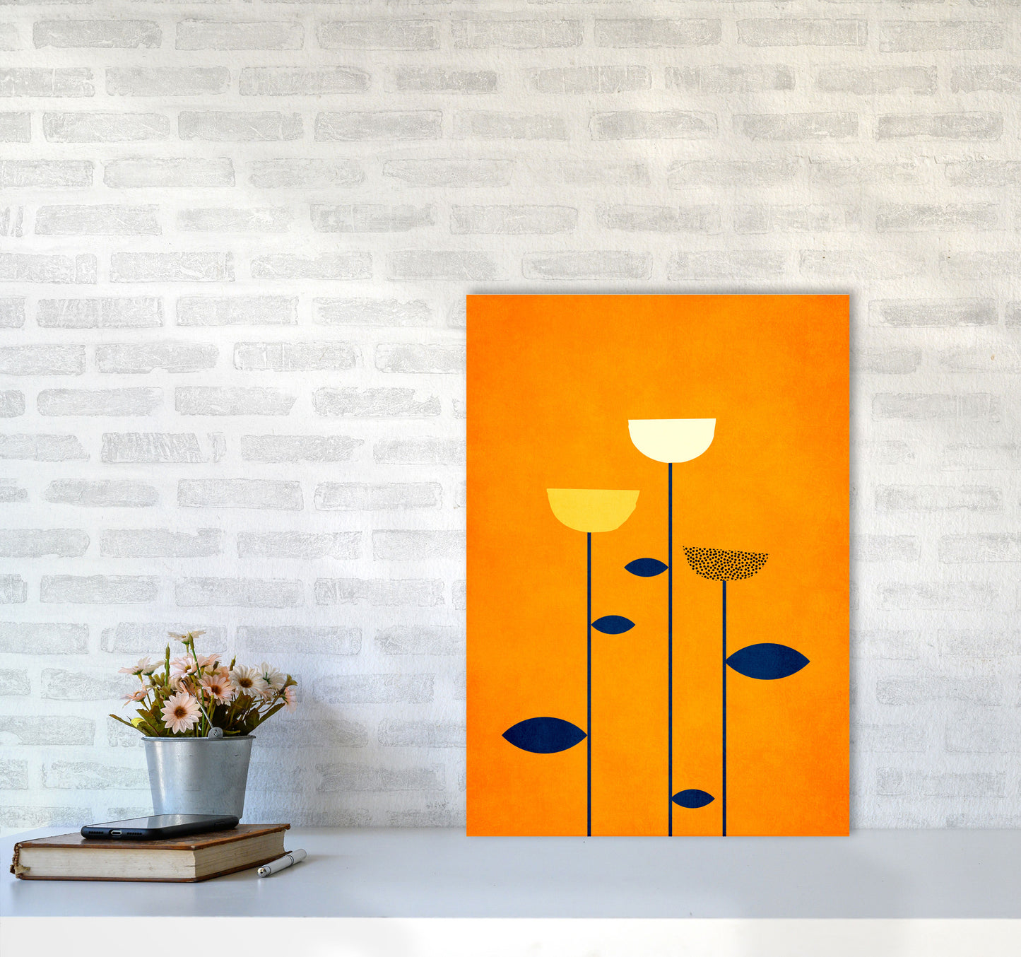 We are family Contemporary Art Print by Kubistika A2 Black Frame