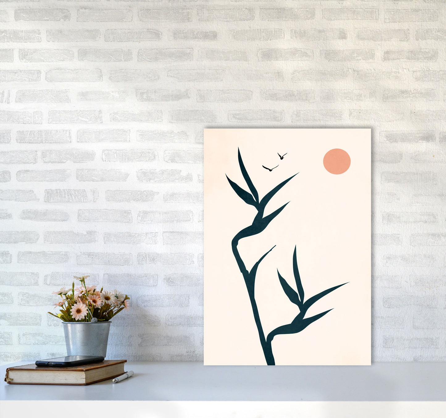 Paradise Art Print by Kubistika A2 Black Frame