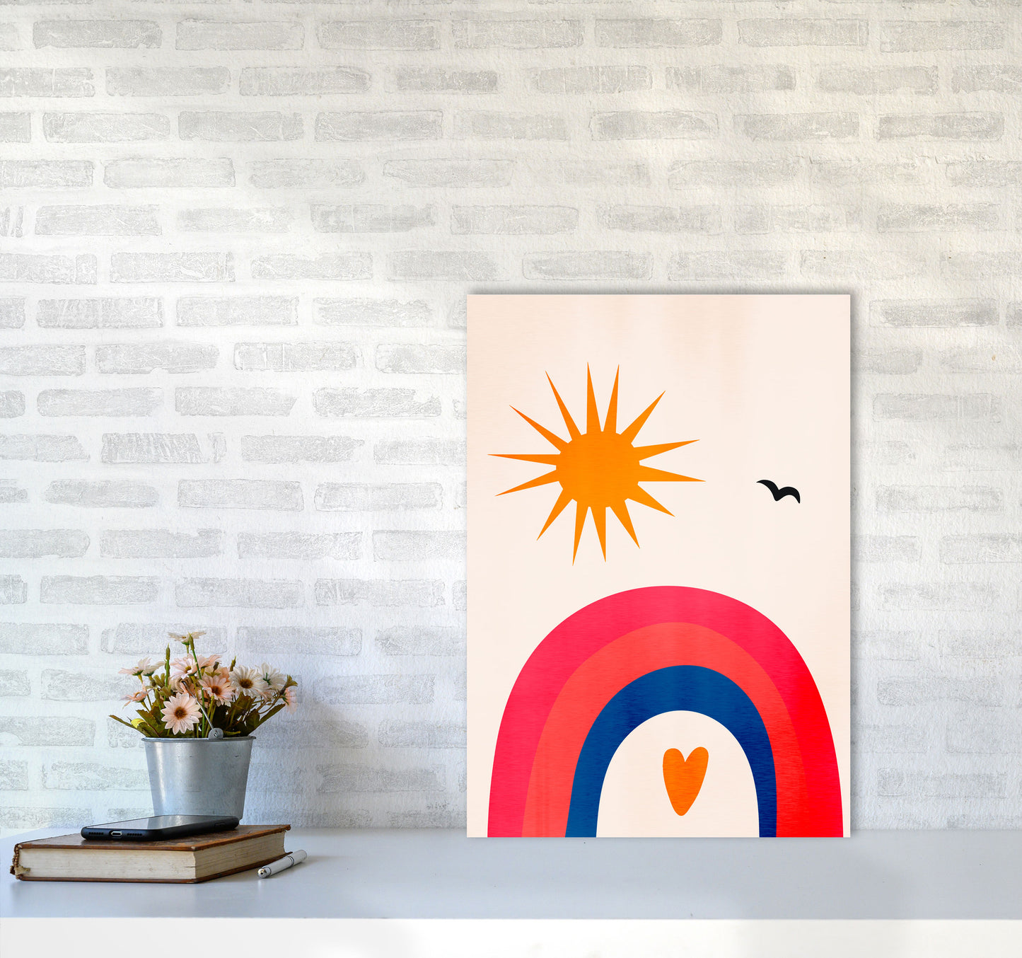 Happy Days! Art Print by Kubistika A2 Black Frame