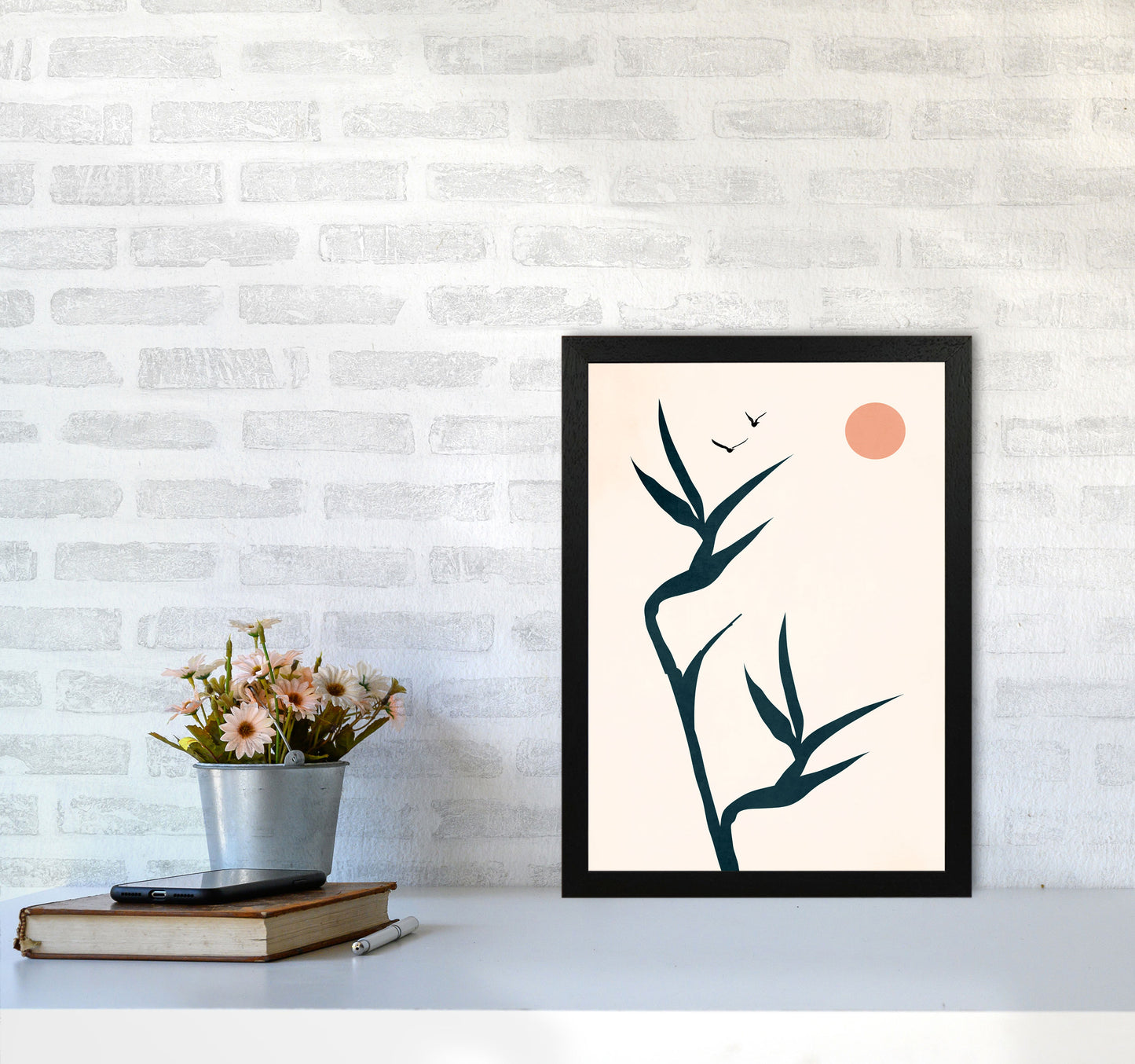 Paradise Art Print by Kubistika A3 White Frame