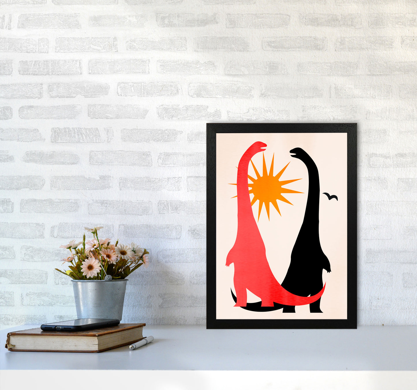 Good Old Days! Art Print by Kubistika A3 White Frame