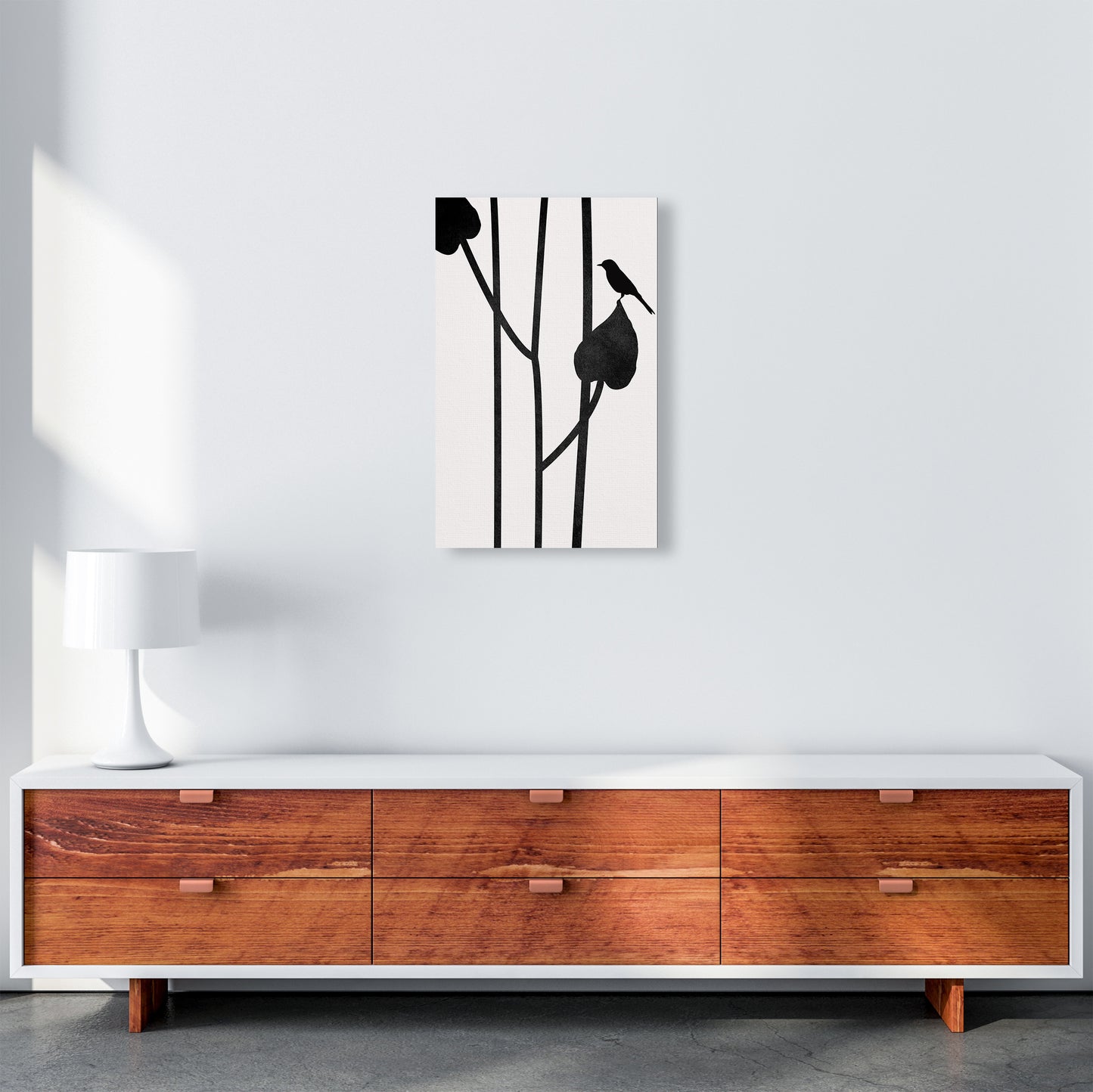 The Bird Contemporary Art Print by Kubistika A3 Canvas
