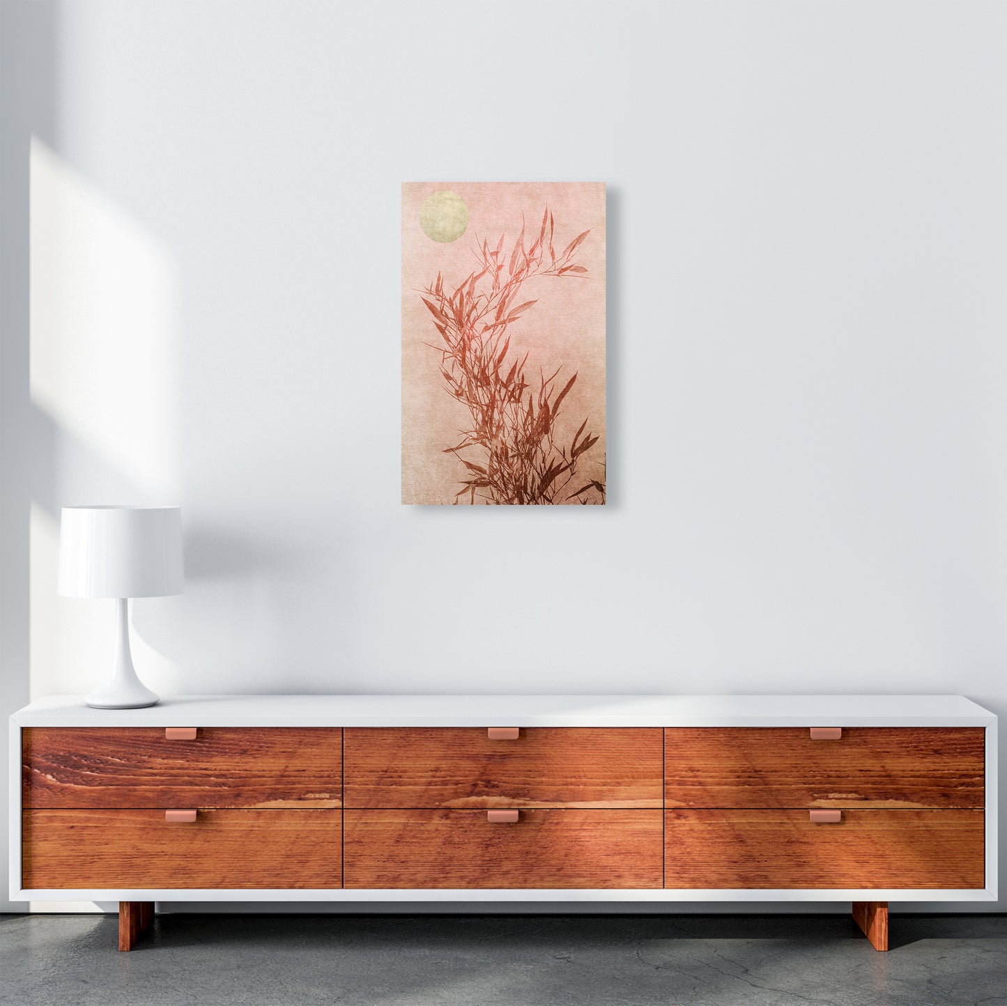Sentimental Touch Contemporary Art Print by Kubistika A3 Canvas