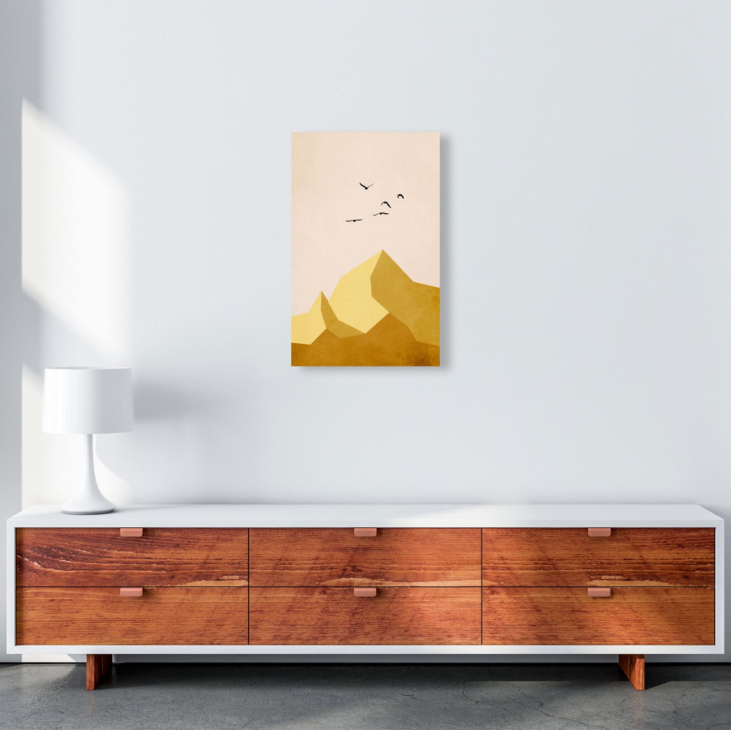 Zugspitze DREI Art Print by Kubistika A3 Canvas